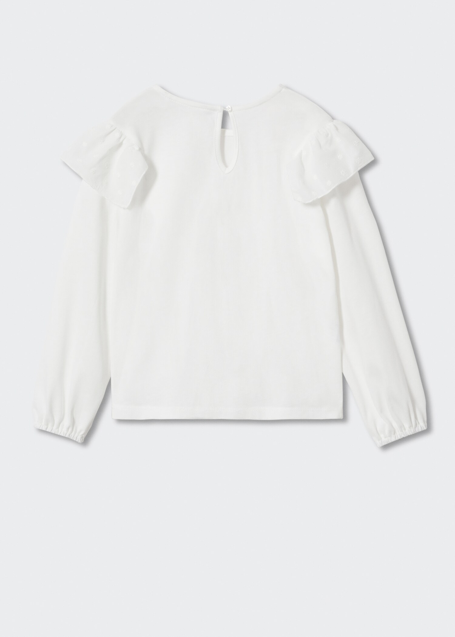 T-shirt manches longues volant - Verso de l’article