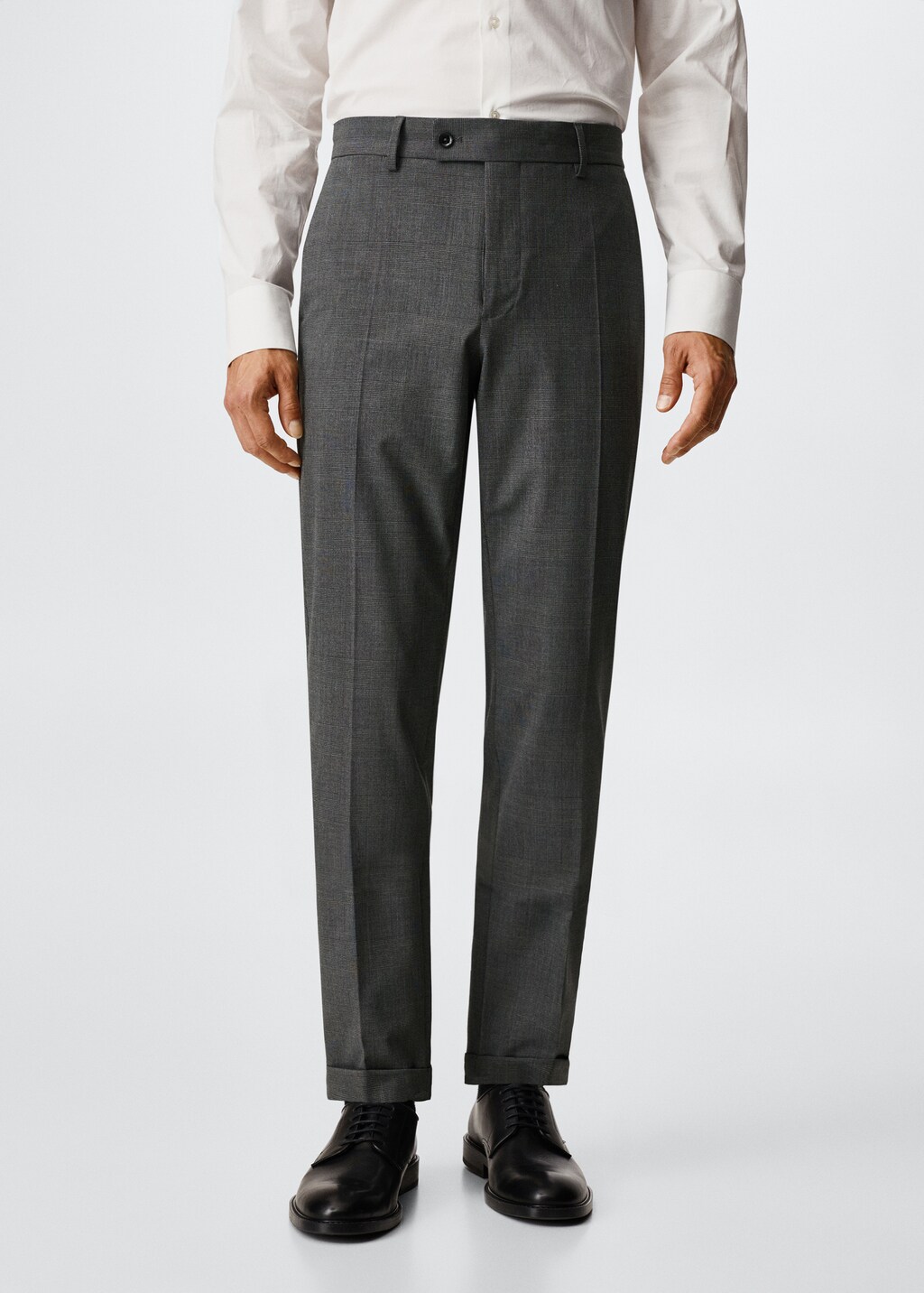 Mens checkered suit trousers 2025
