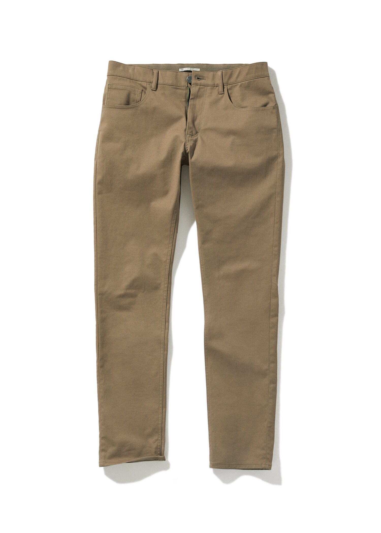 Slim fit denim-effect serge trousers - Details of the article 9