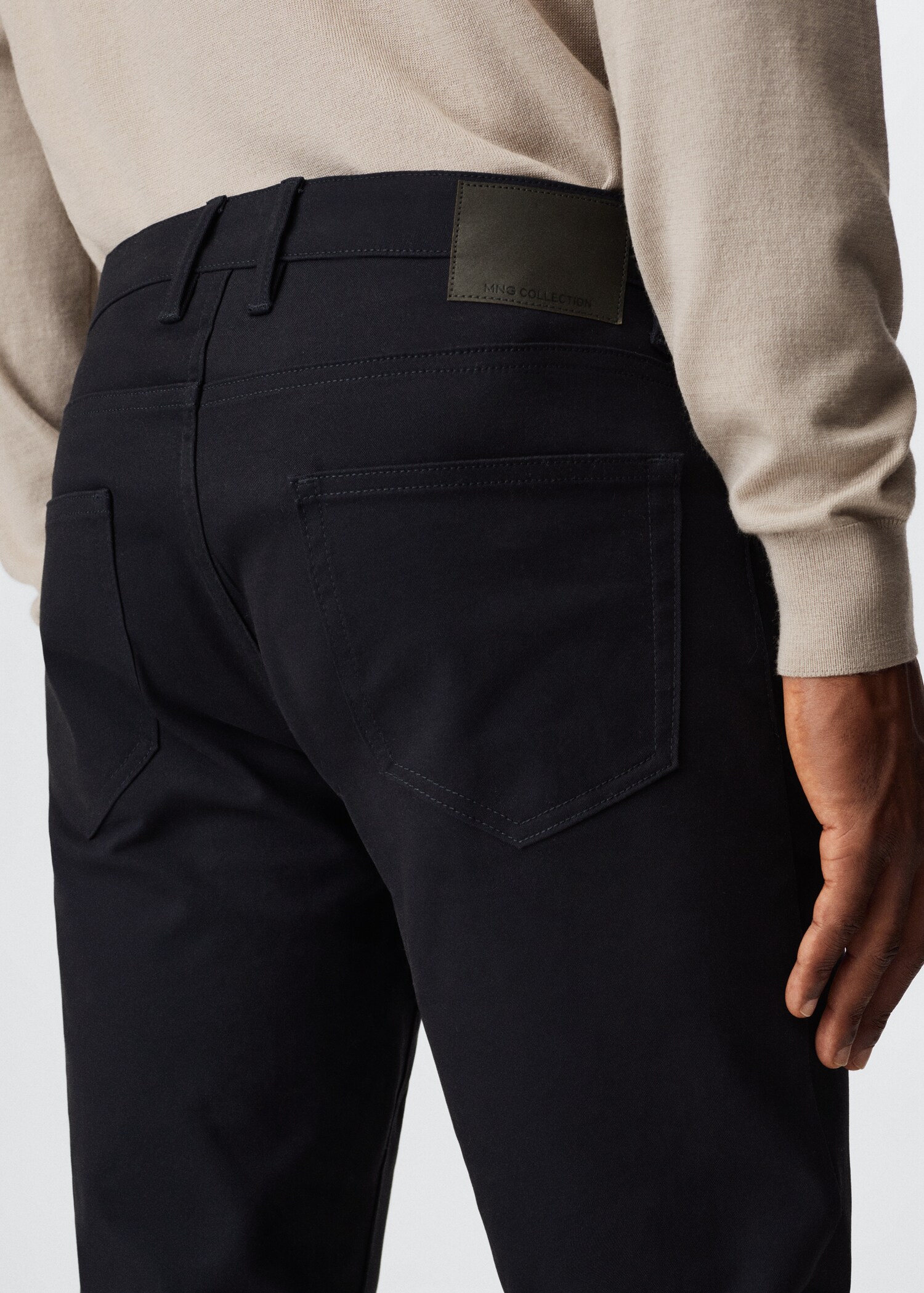 Pantalón tejanero slim fit sarga - Detalle del artículo 3