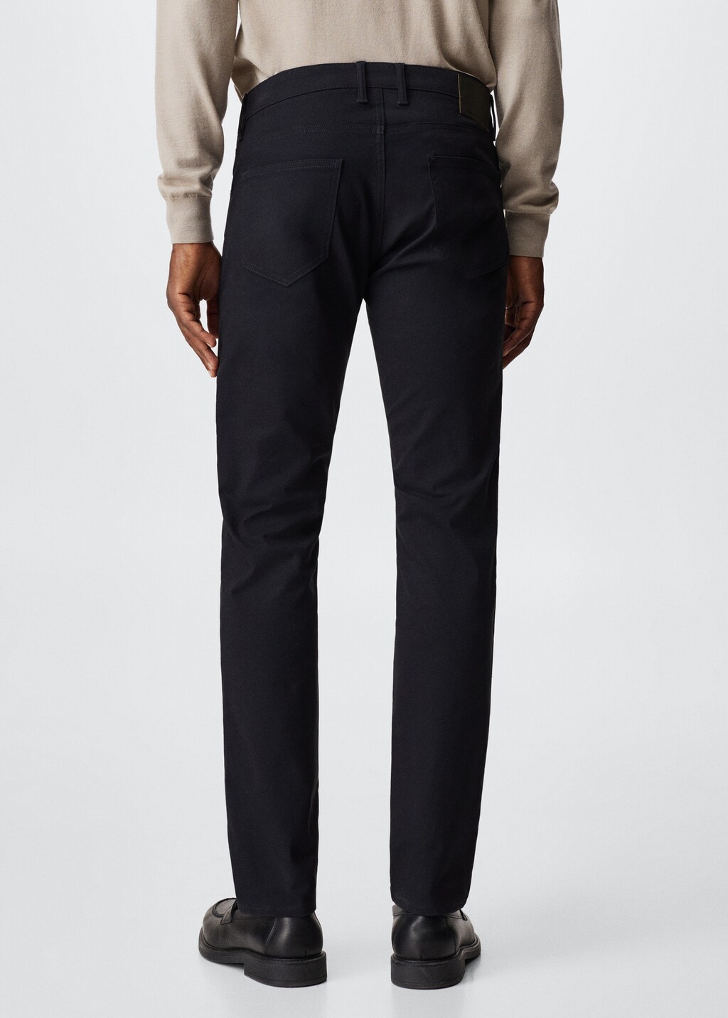 Pantalon tejanero slim fit sarga Hombre MANGO OUTLET Espana Peninsula y Baleares