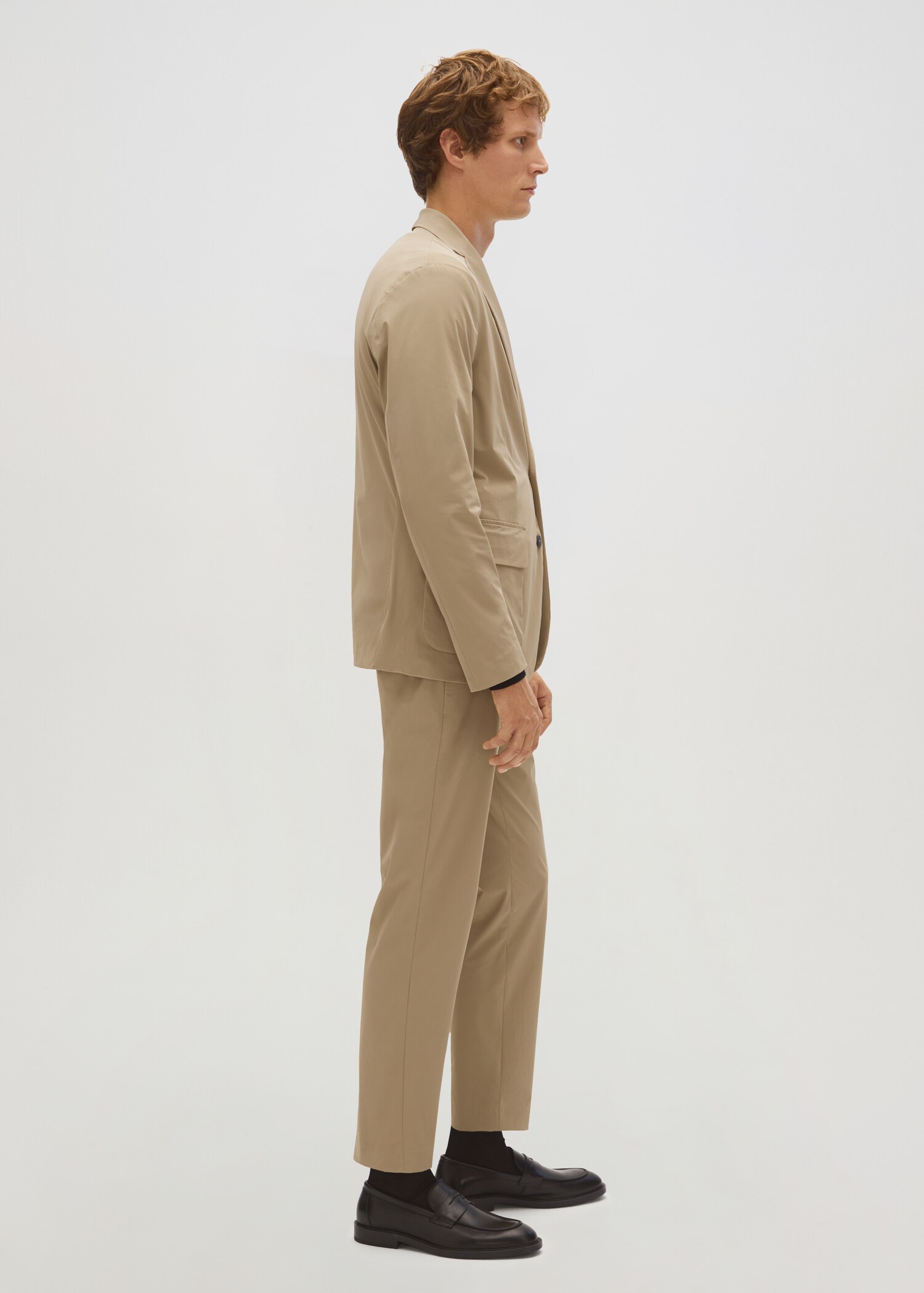 Slim-fit stretch suit trousers - Details of the article 7