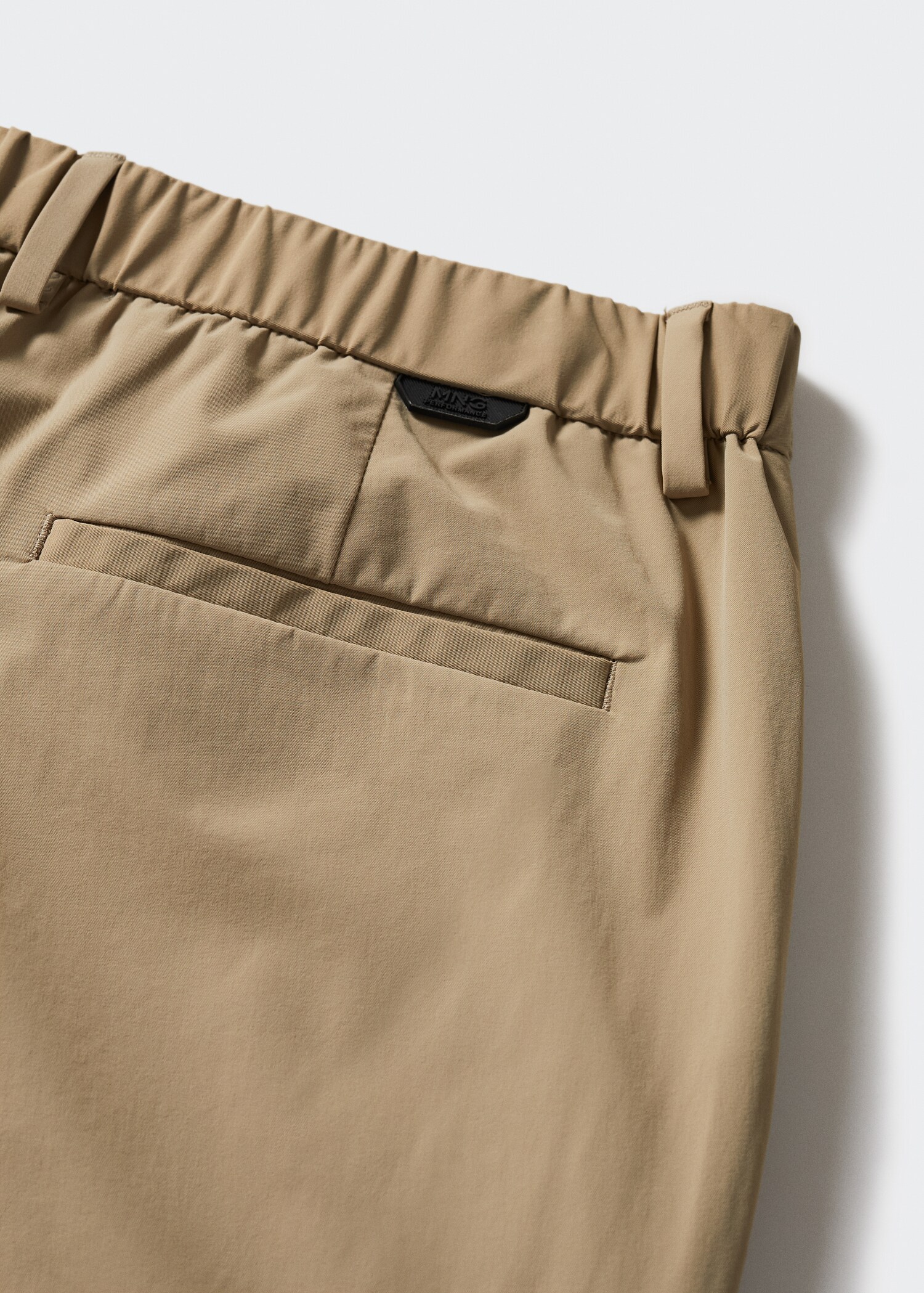 Slim-fit stretch suit trousers - Details of the article 8
