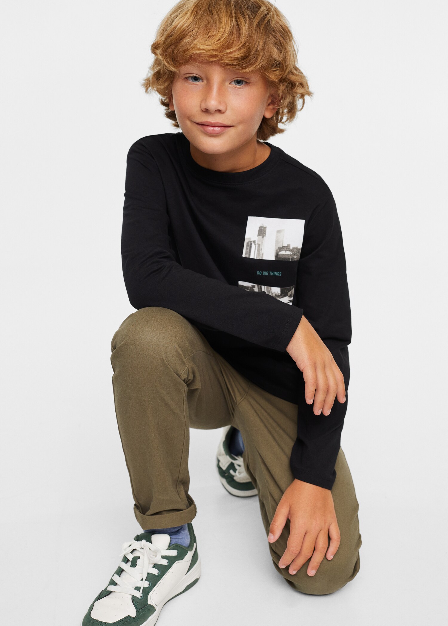 Printed long sleeve t-shirt - Details of the article 2