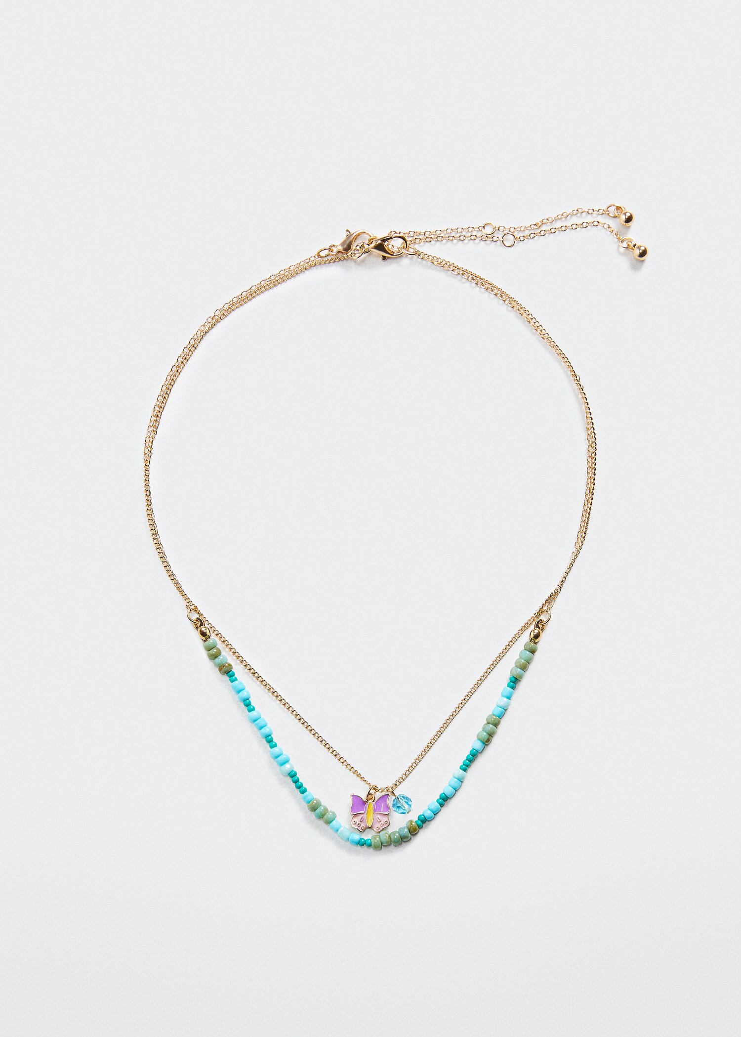 Crystal bead necklace - Article without model