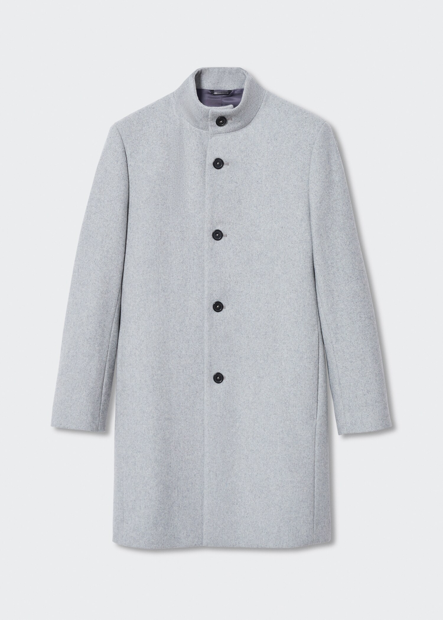 Manteau long laine recyclée - Article sans modèle