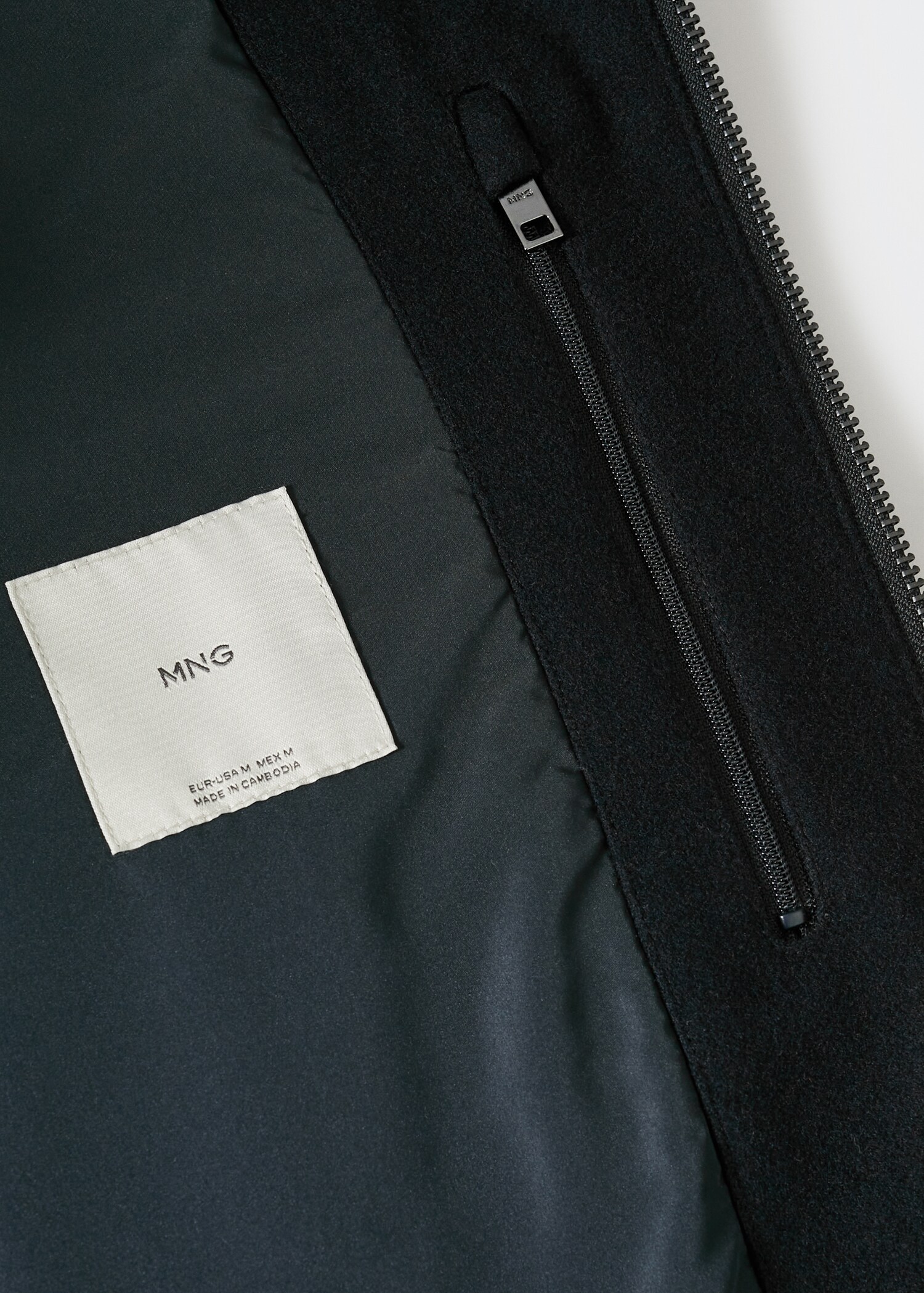 Veste bomber laine recyclée - Détail de l'article 8