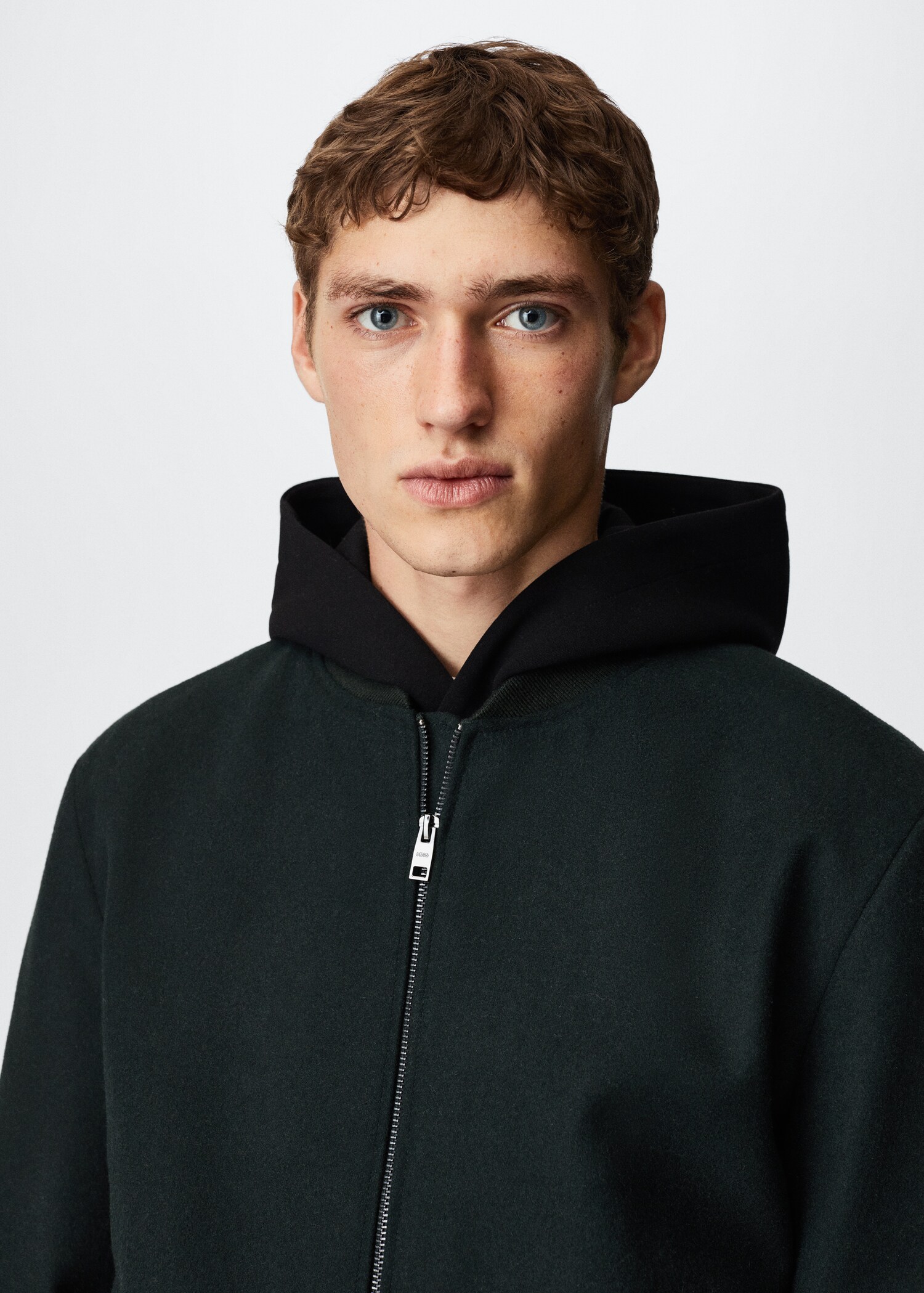 Veste bomber laine recyclée - Détail de l'article 2
