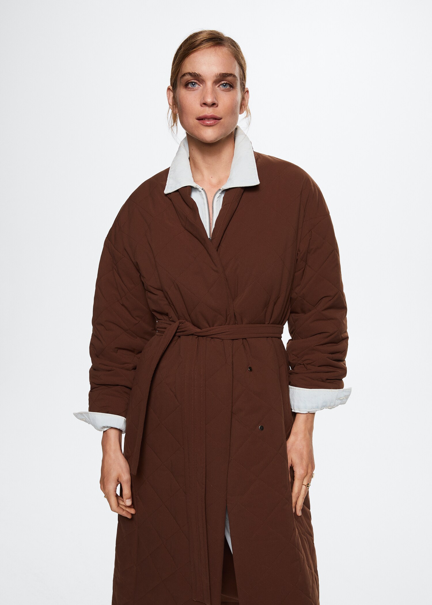 Oversize quilted coat - Medium plane