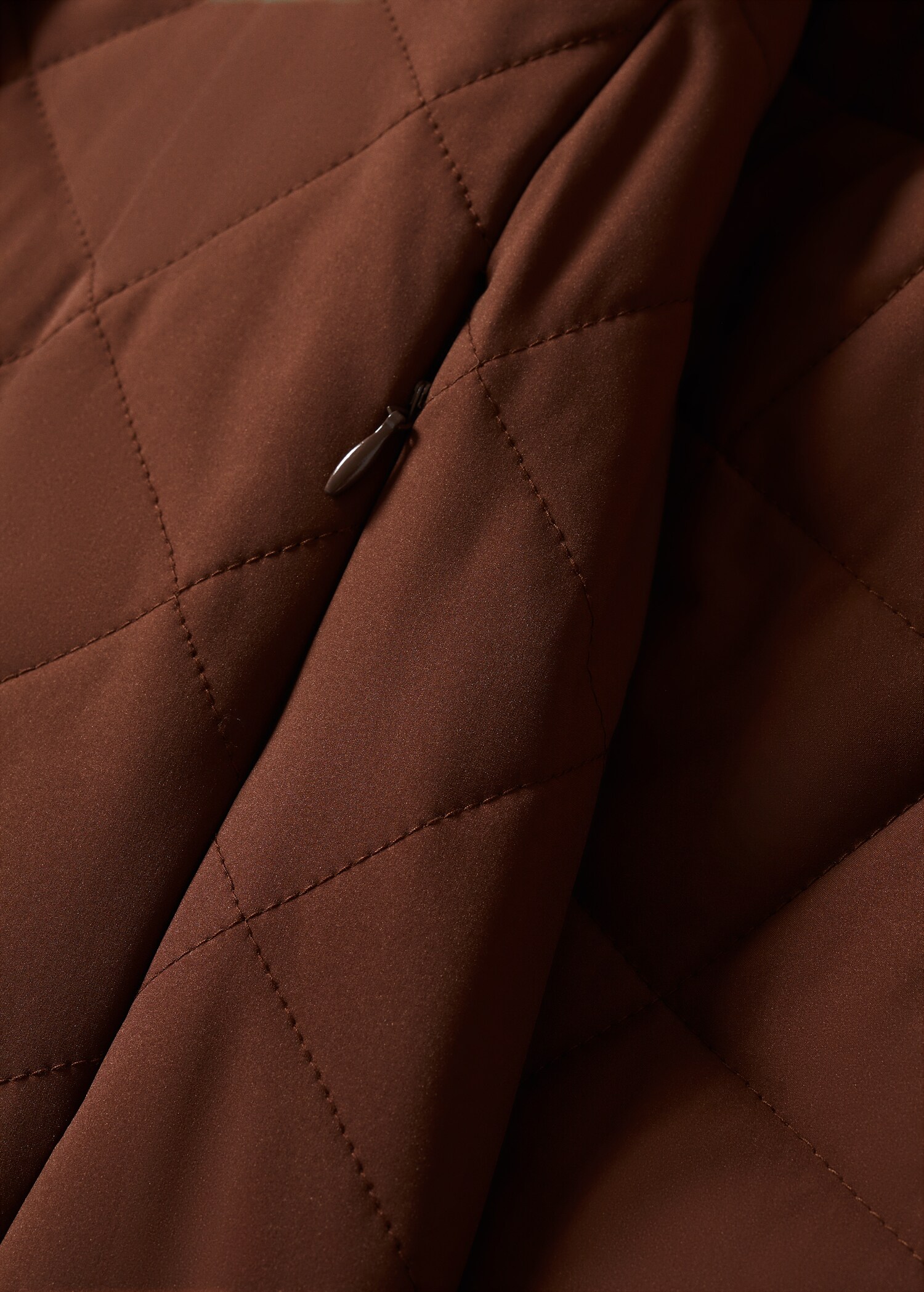 Oversize quilted coat - Details of the article 8