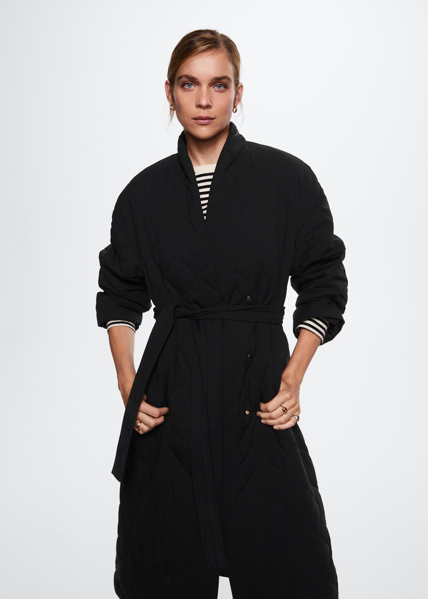 Oversize quilted coat - Medium plane
