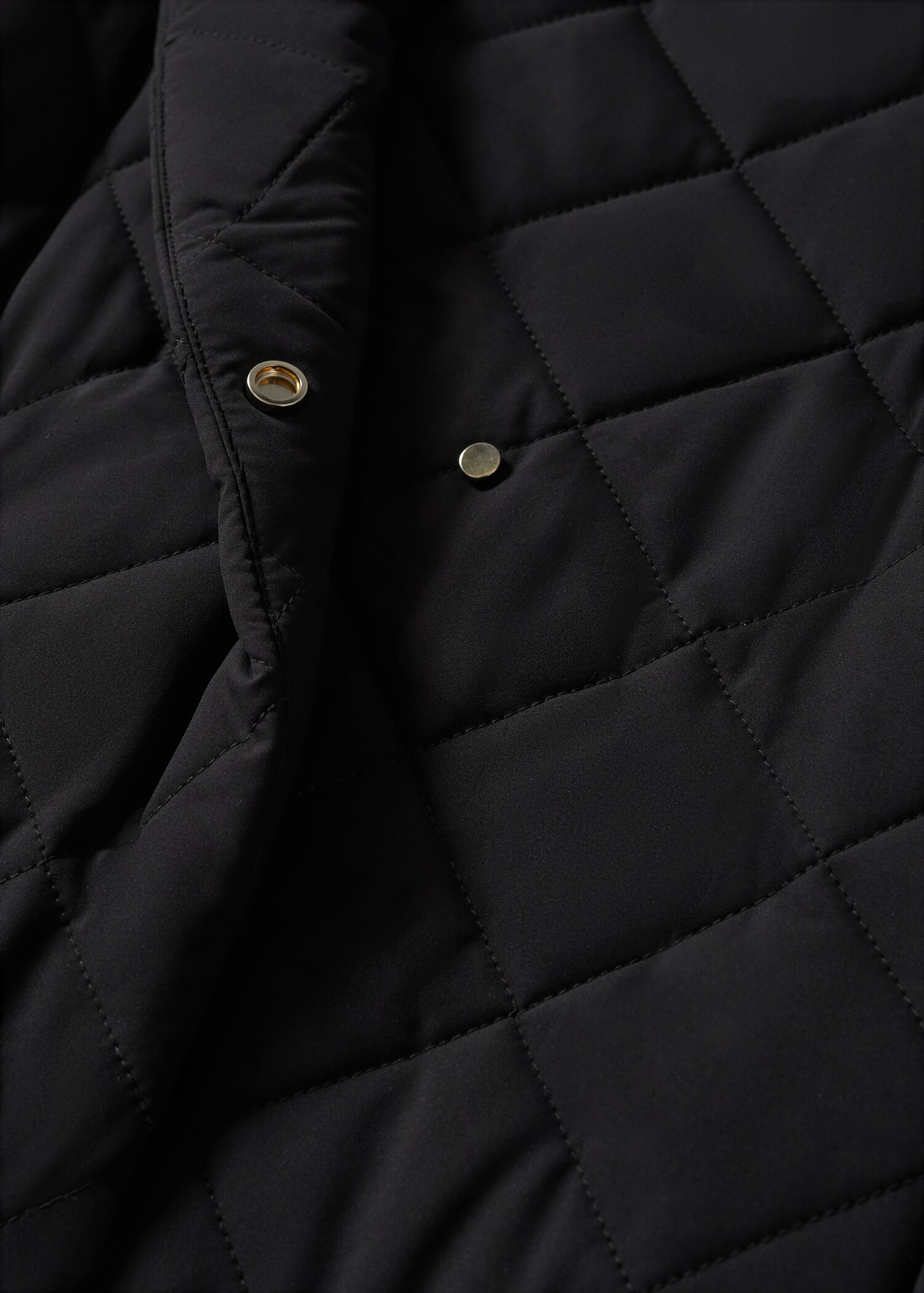 Oversize quilted coat - Details of the article 8