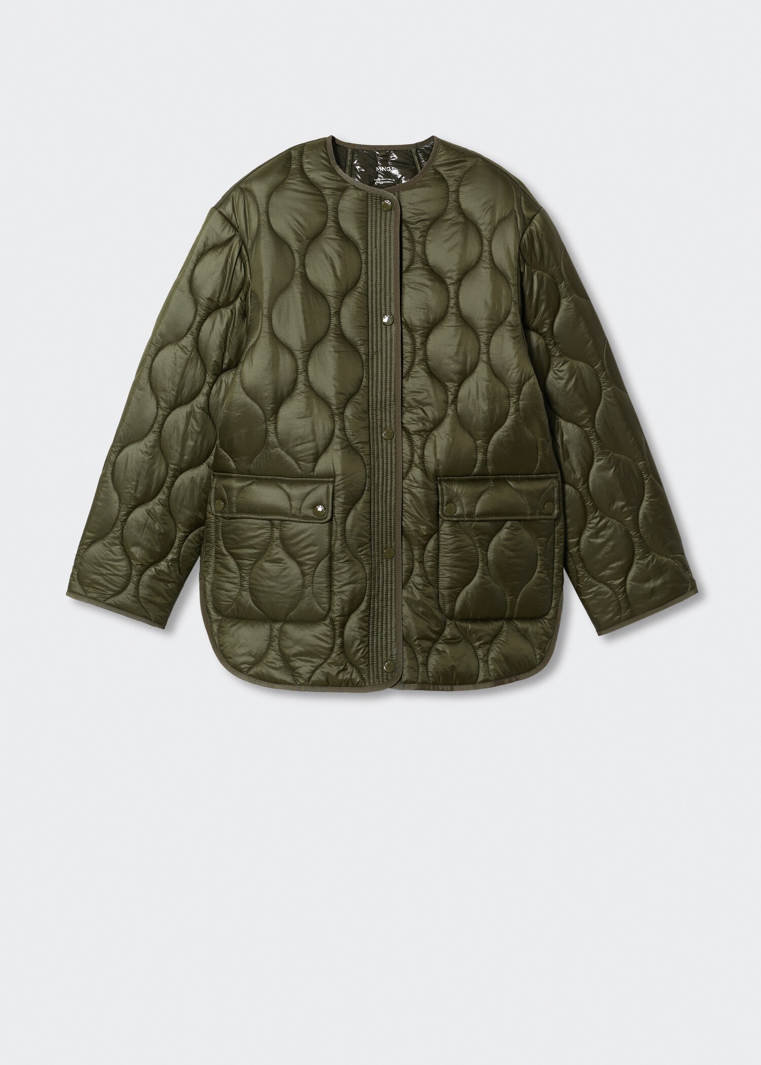 Oversize quilted coat - Article without model