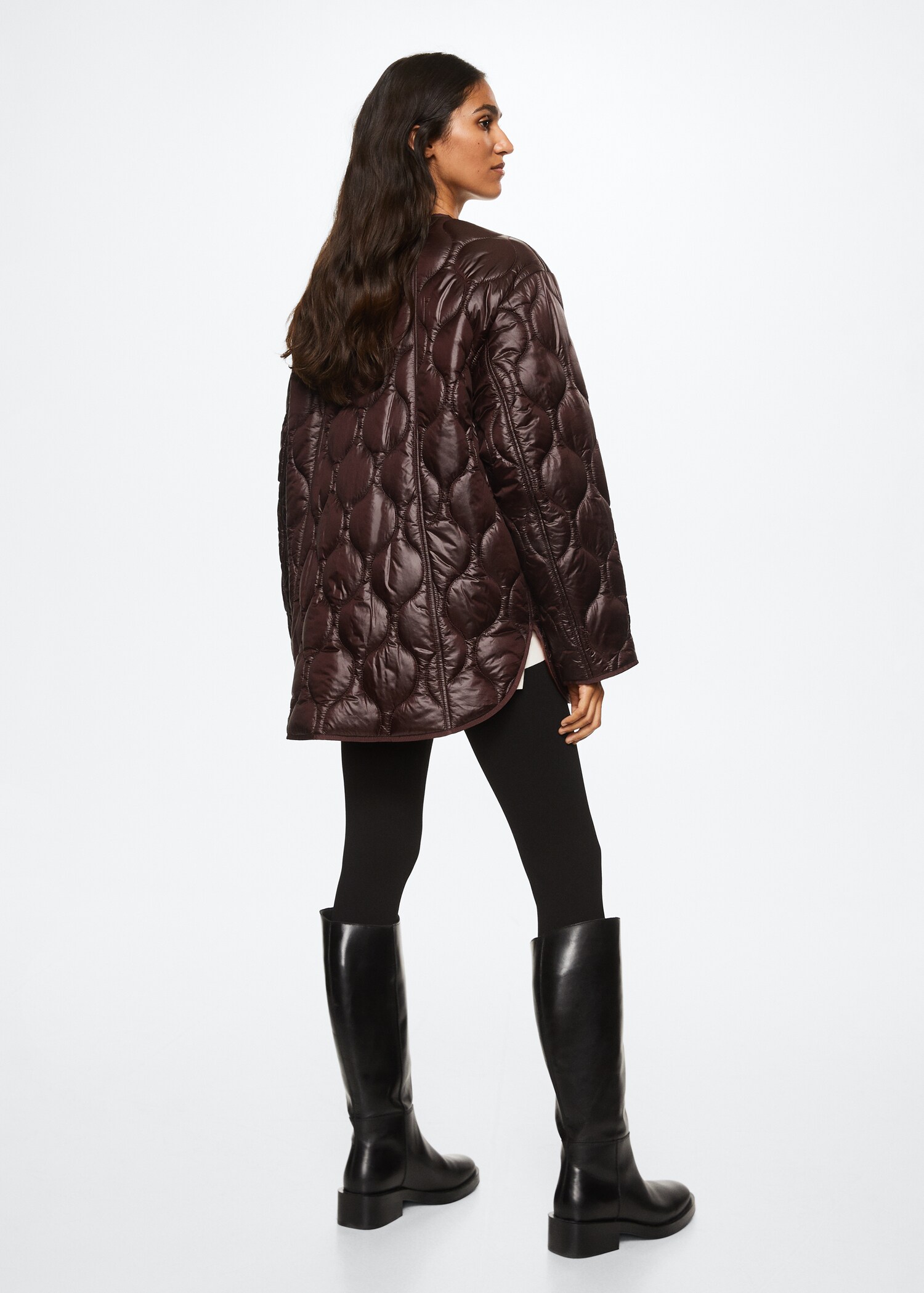 Oversized Steppanorak - Rückseite des Artikels