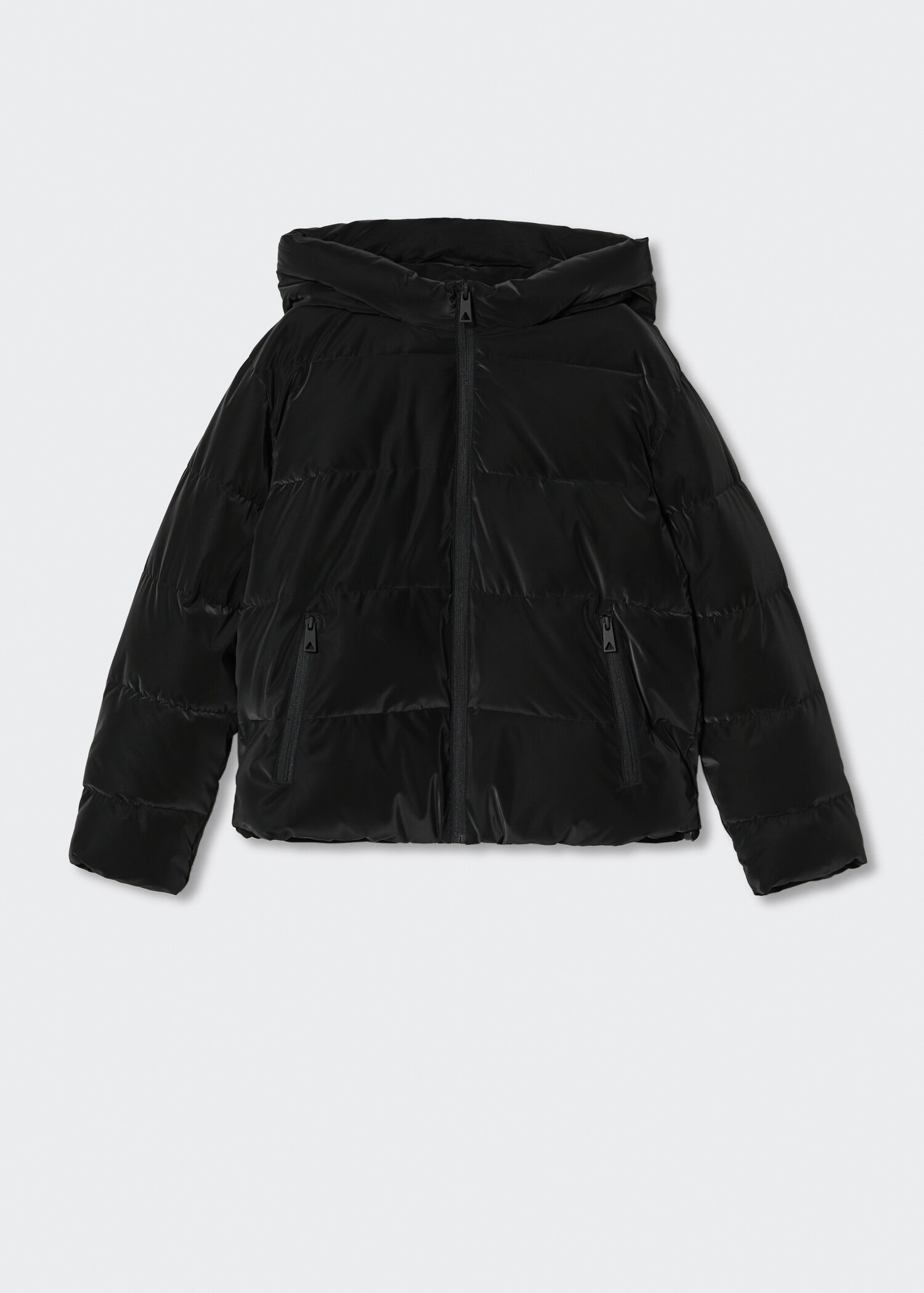 Side-zip quilted coat - Article without model