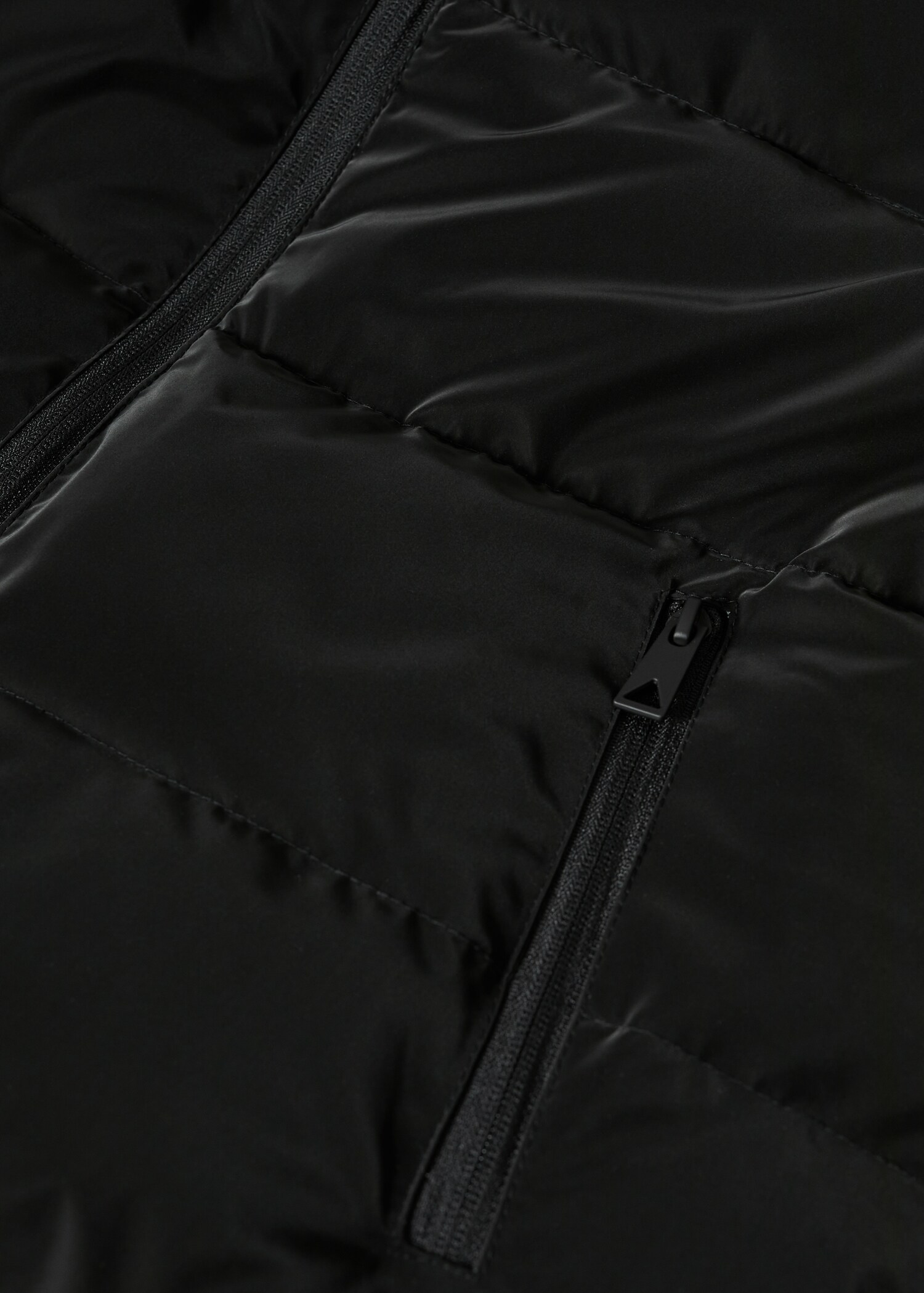 Side-zip quilted coat - Details of the article 8