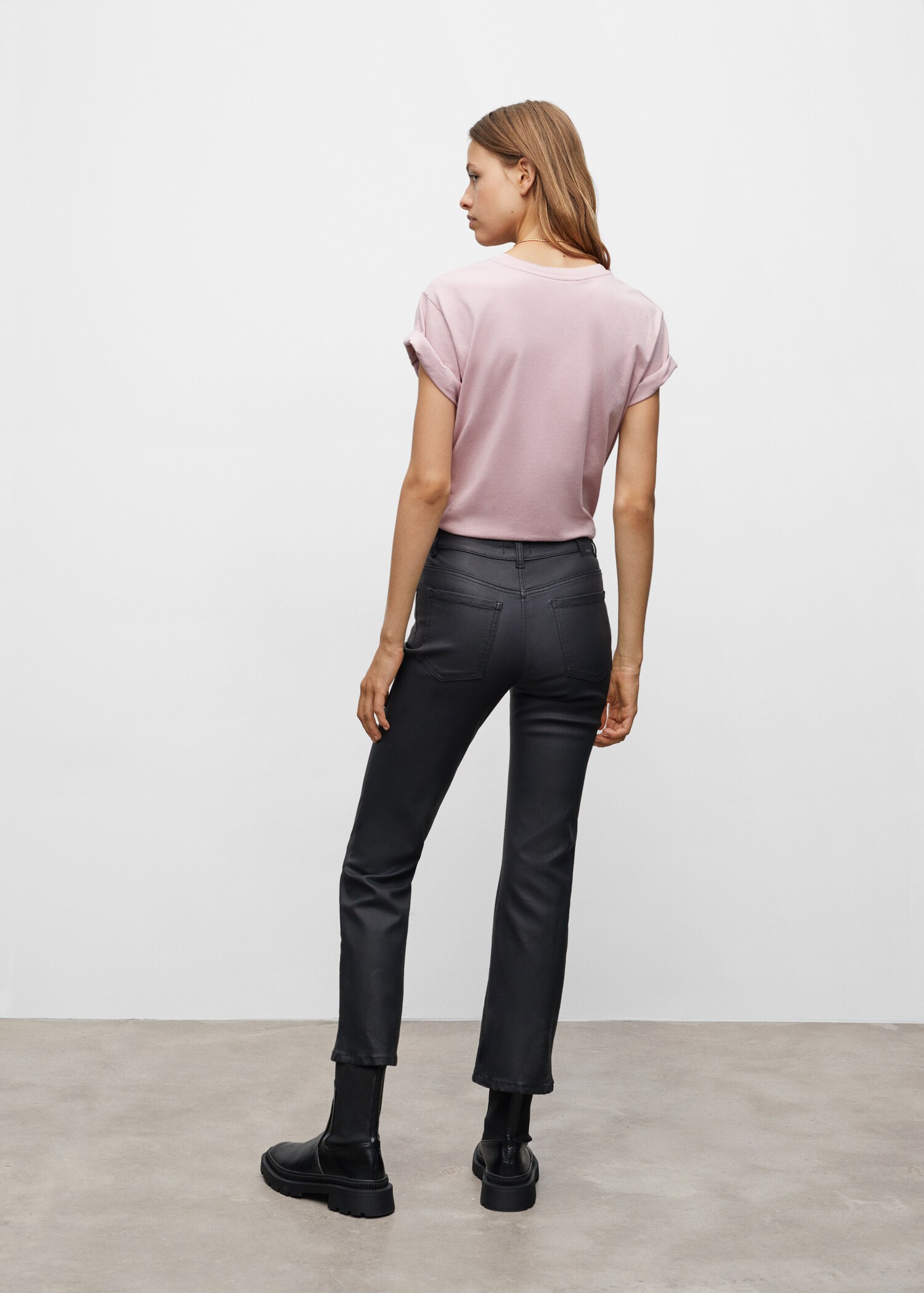 Coated skinny broek - Achterkant van het artikel