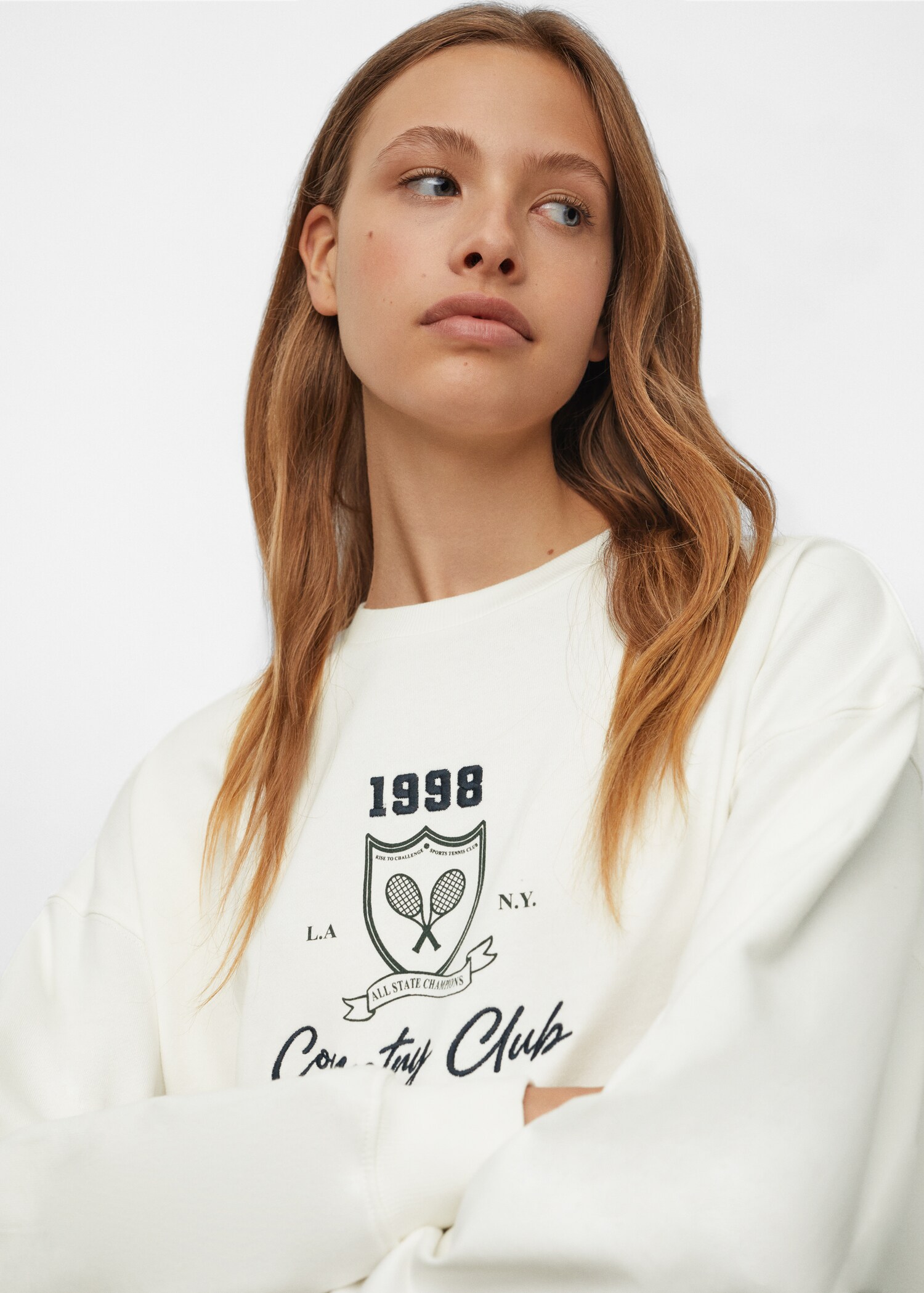Sudadera algodón estampada - Detalle del artículo 1