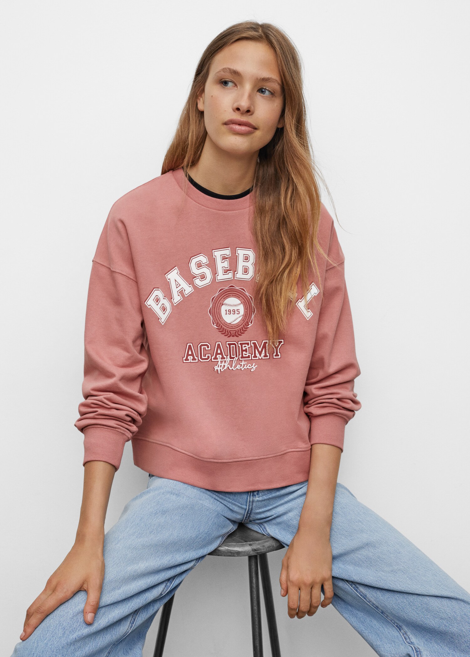 Gemustertes Baumwoll-Sweatshirt - Detail des Artikels 2