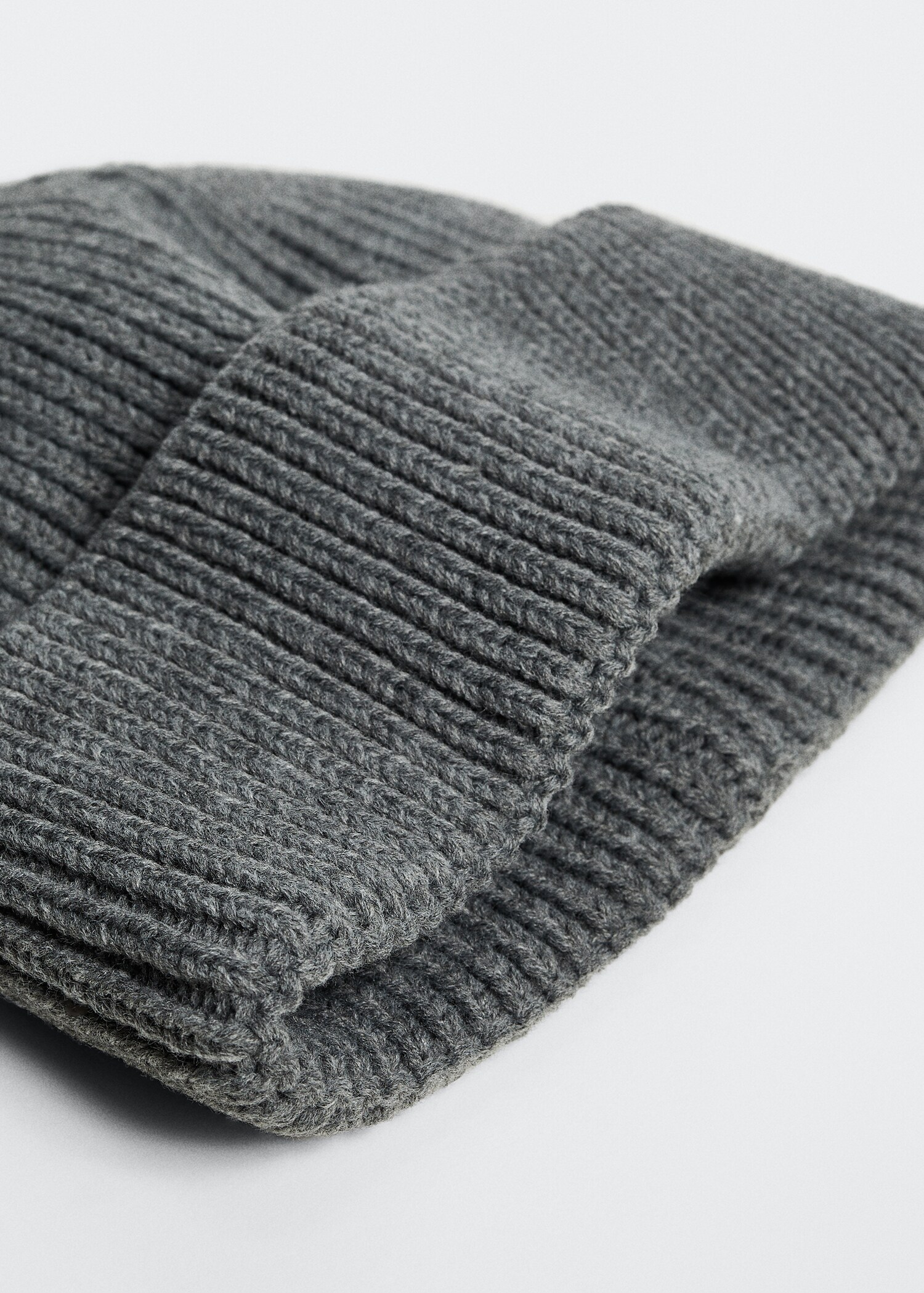 Kurze Strickmütze - Mittlere Ansicht