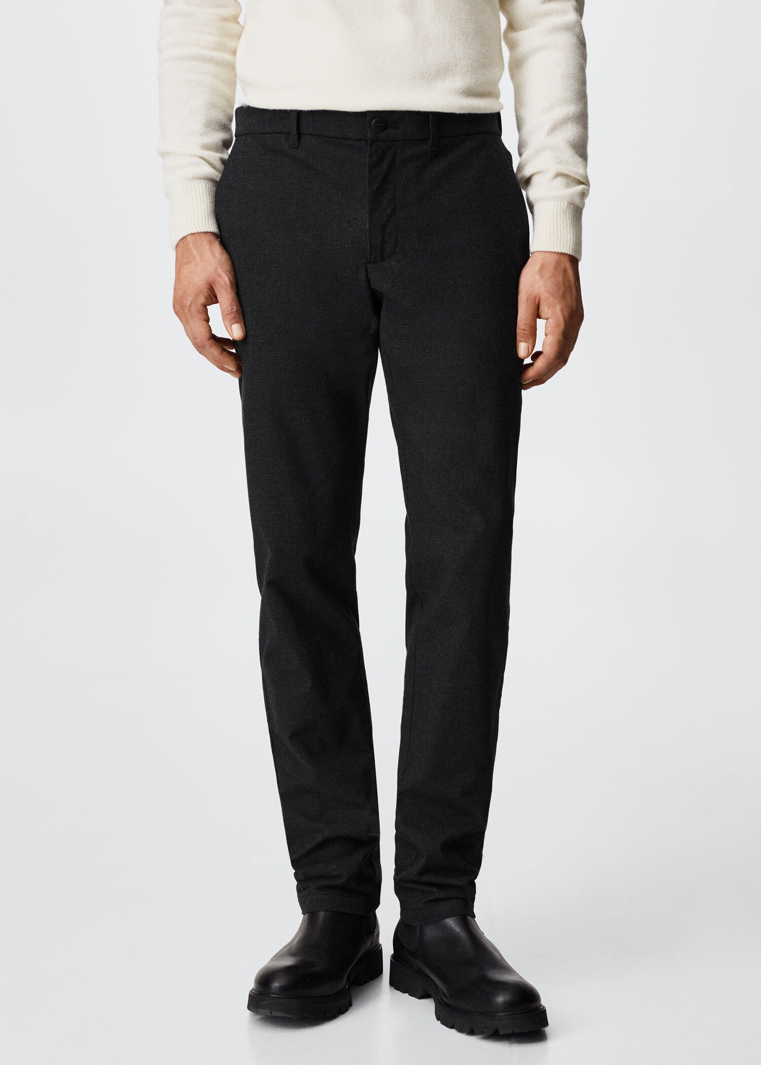 Pantalon slim fit coton - Plan moyen