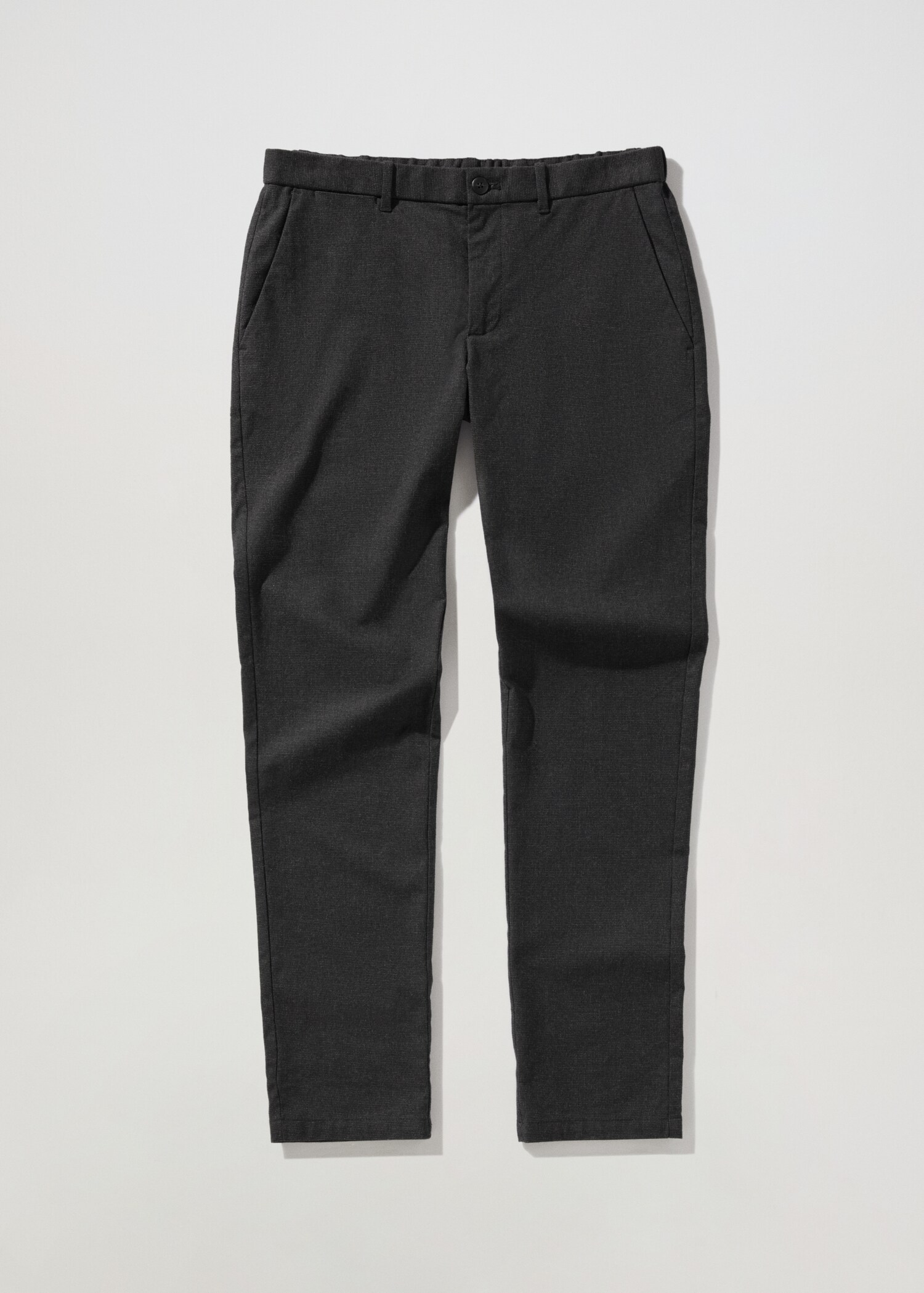 Slim-fit cotton trousers - Article without model