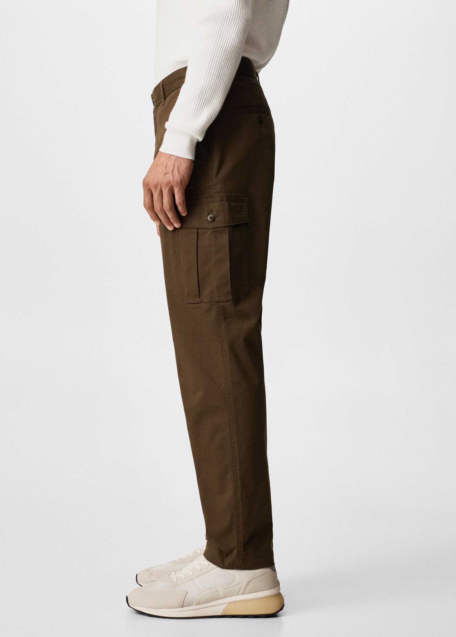 Cotton cargo trousers - Details of the article 2