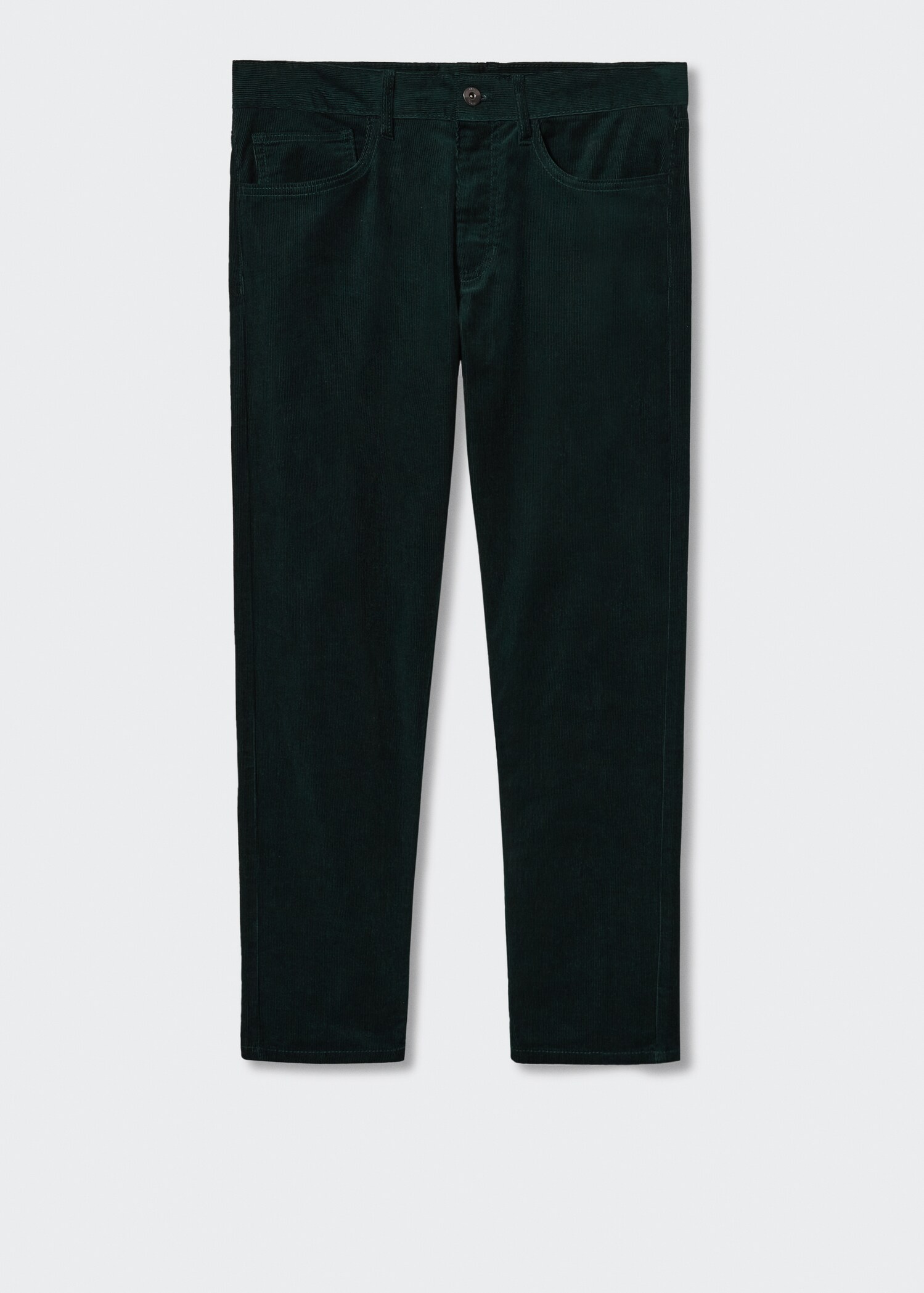 Tapered-fit corduroy trousers - Article without model