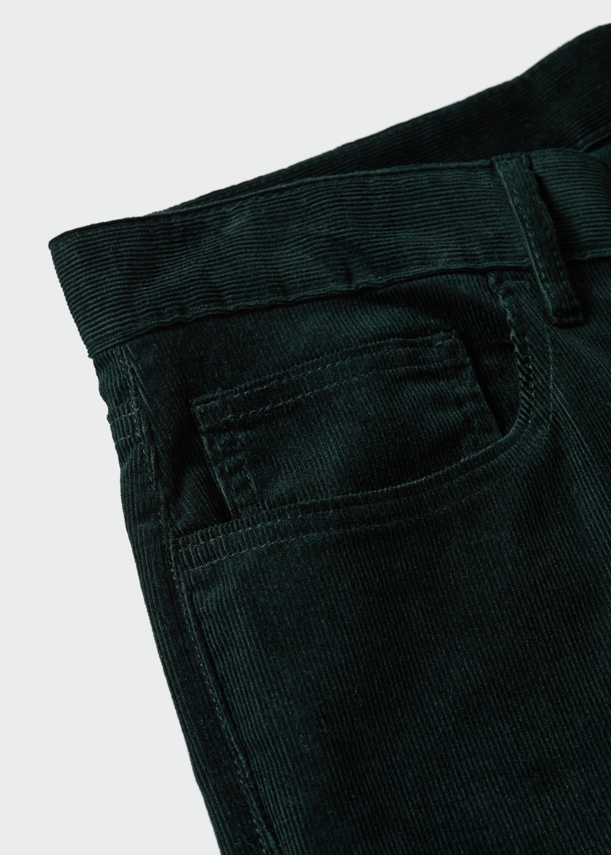 Tapered-fit corduroy trousers - Details of the article 8