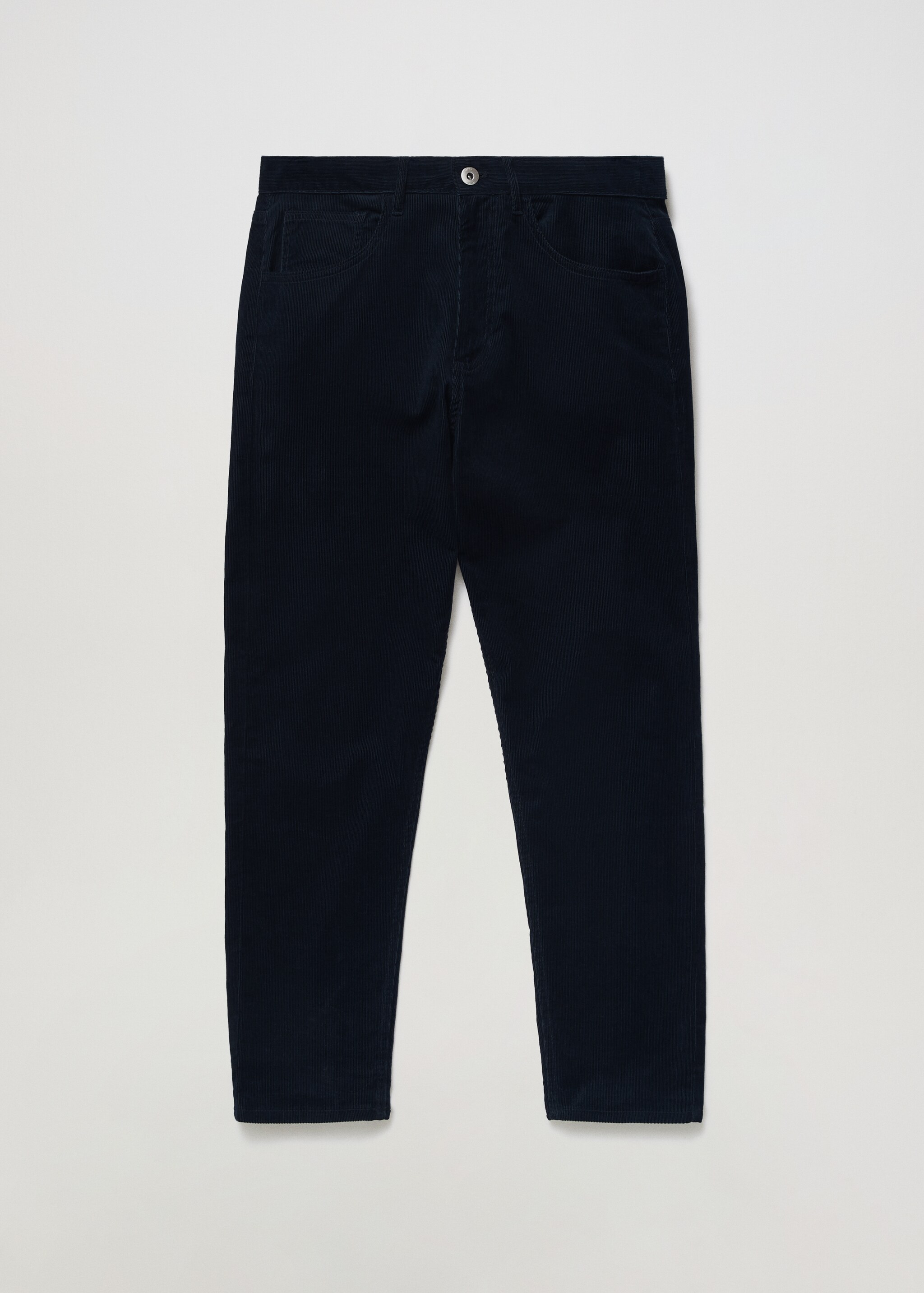Tapered-fit corduroy trousers - Details of the article 4