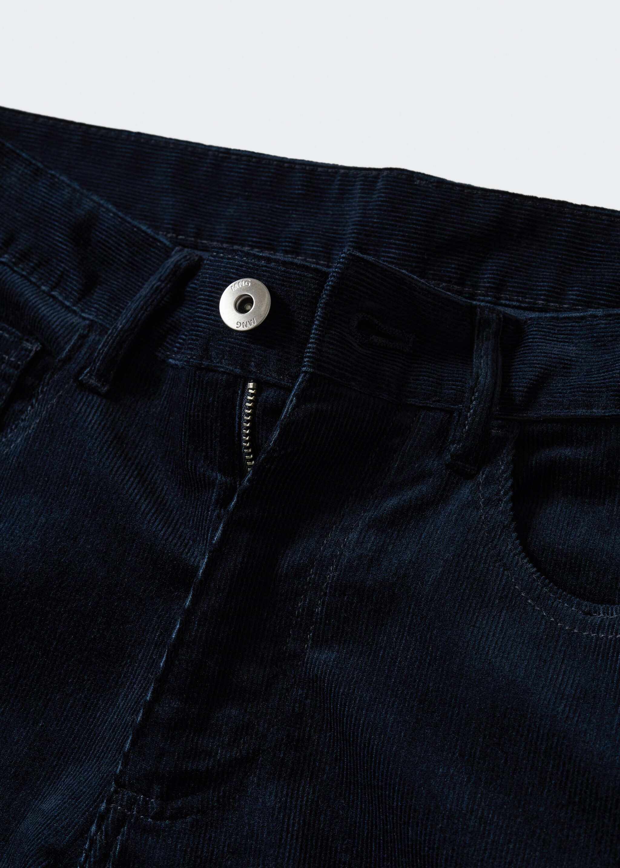 Tapered-fit corduroy trousers - Details of the article 8