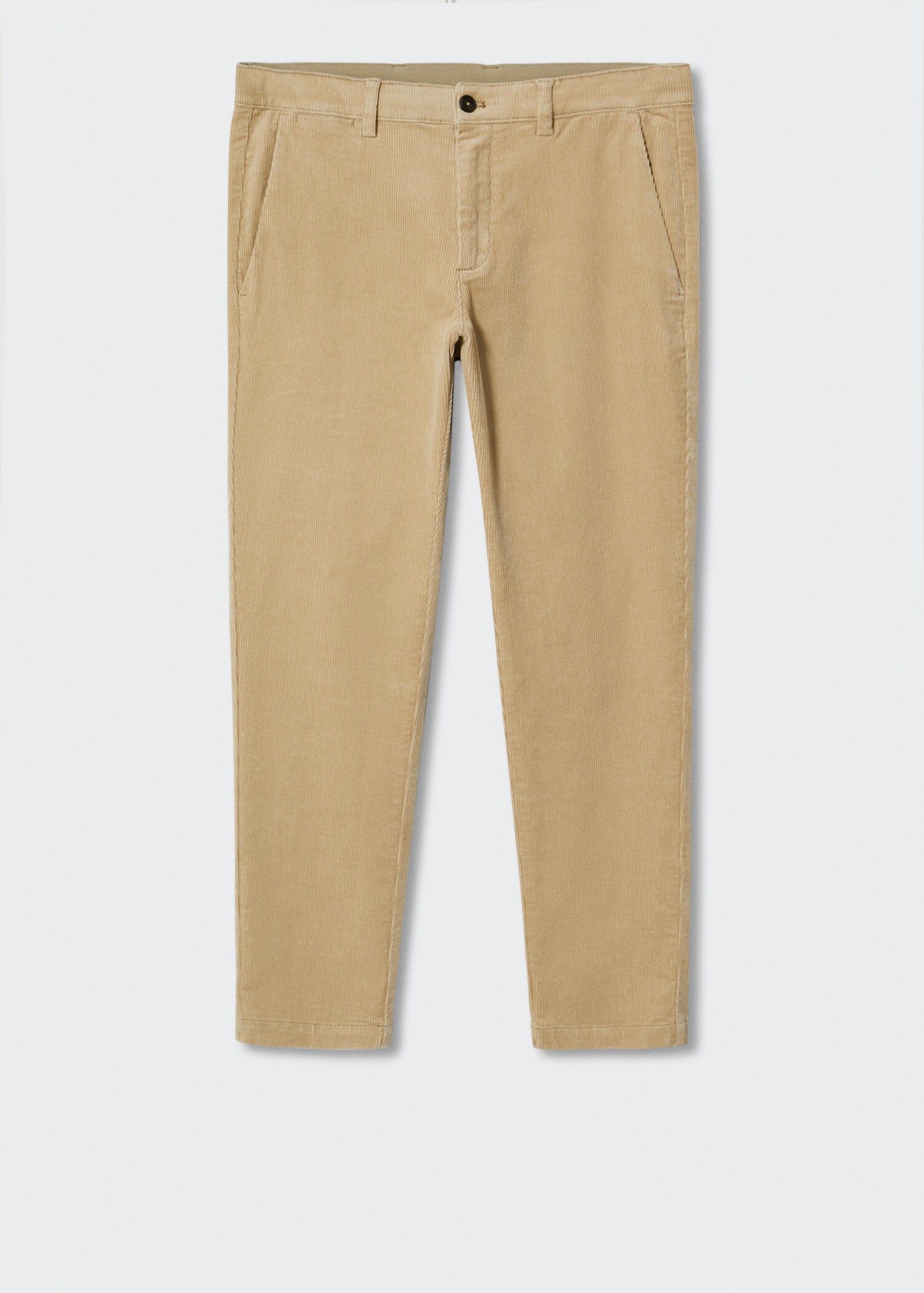 Tapered cropped corduroy trousers - Article without model