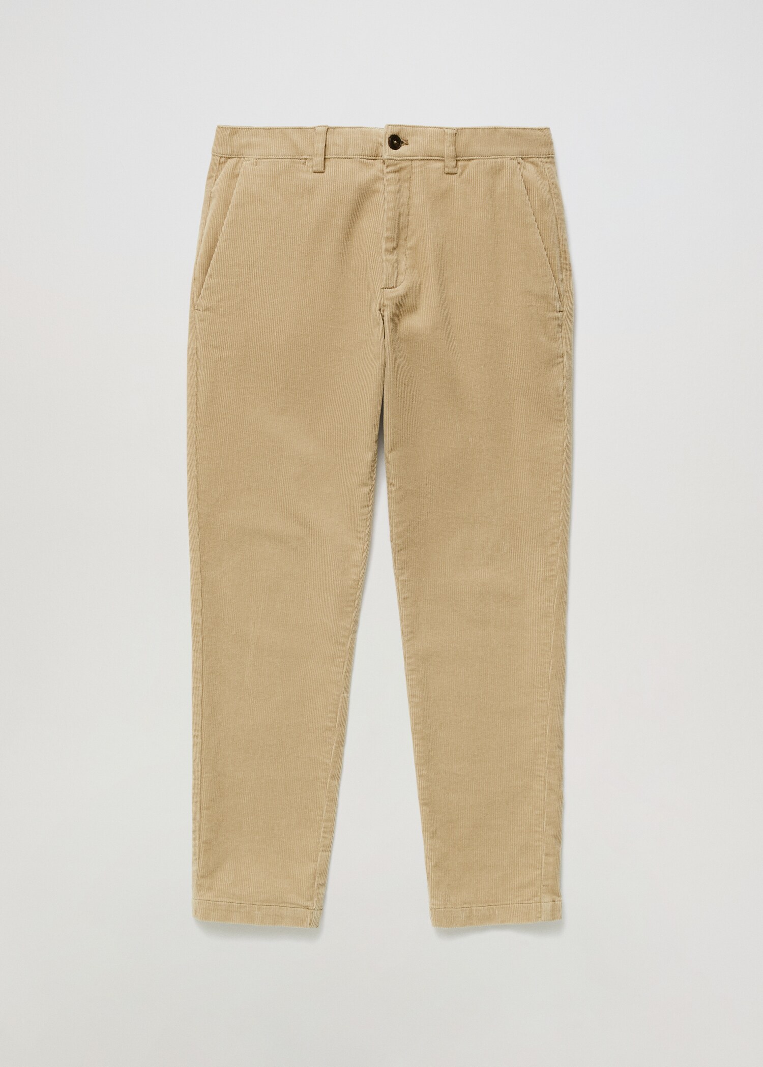 Tapered cropped corduroy trousers - Details of the article 4