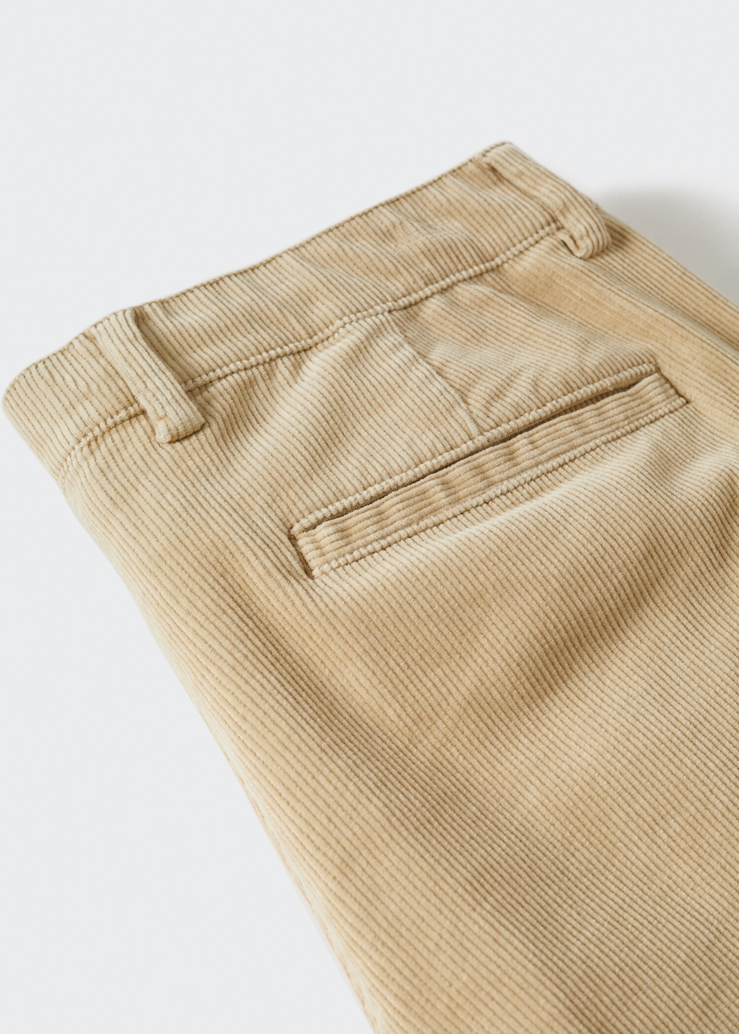 Tapered cropped corduroy trousers - Details of the article 8