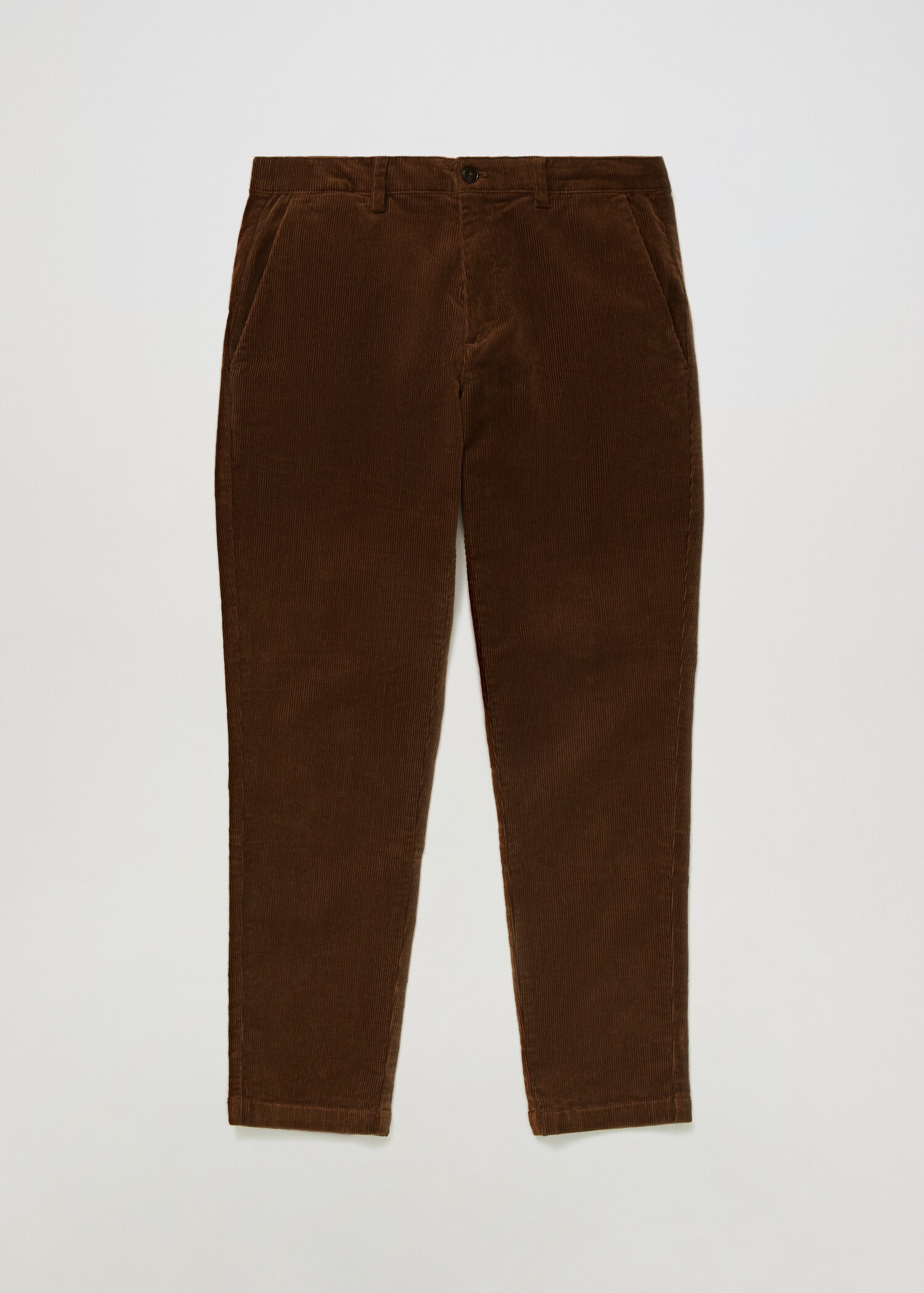 Tapered cropped corduroy trousers - Details of the article 4