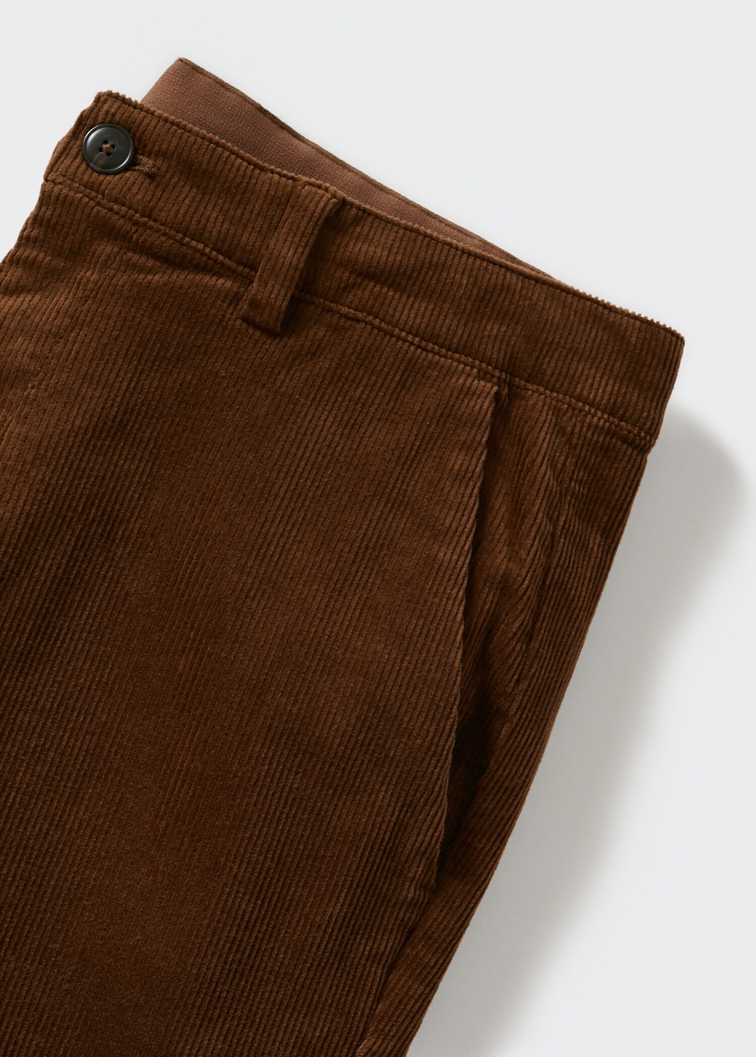 Tapered cropped corduroy trousers - Details of the article 8