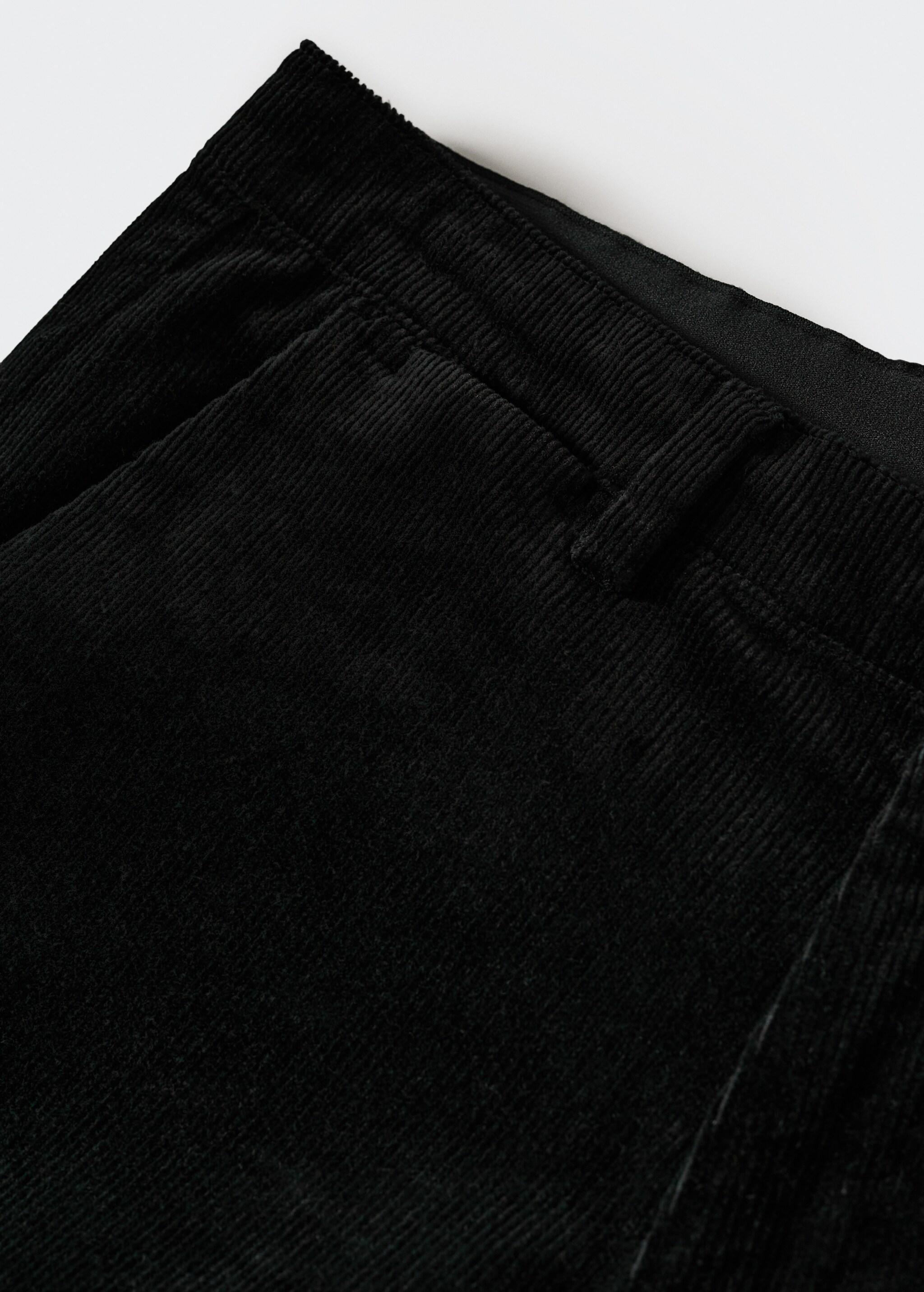 Tapered cropped corduroy trousers - Details of the article 8