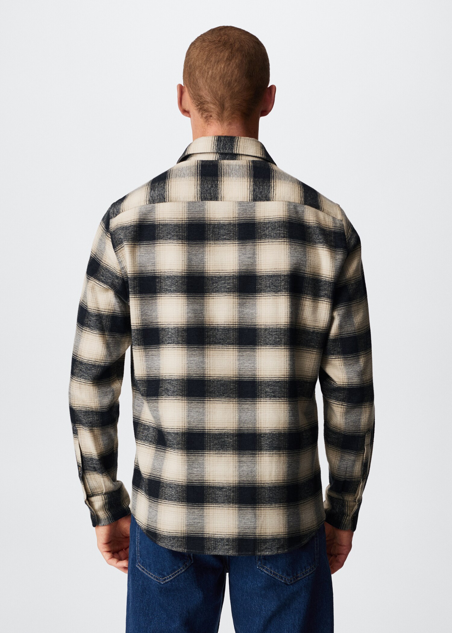 Chemise flanelle à carreaux - Verso de l’article