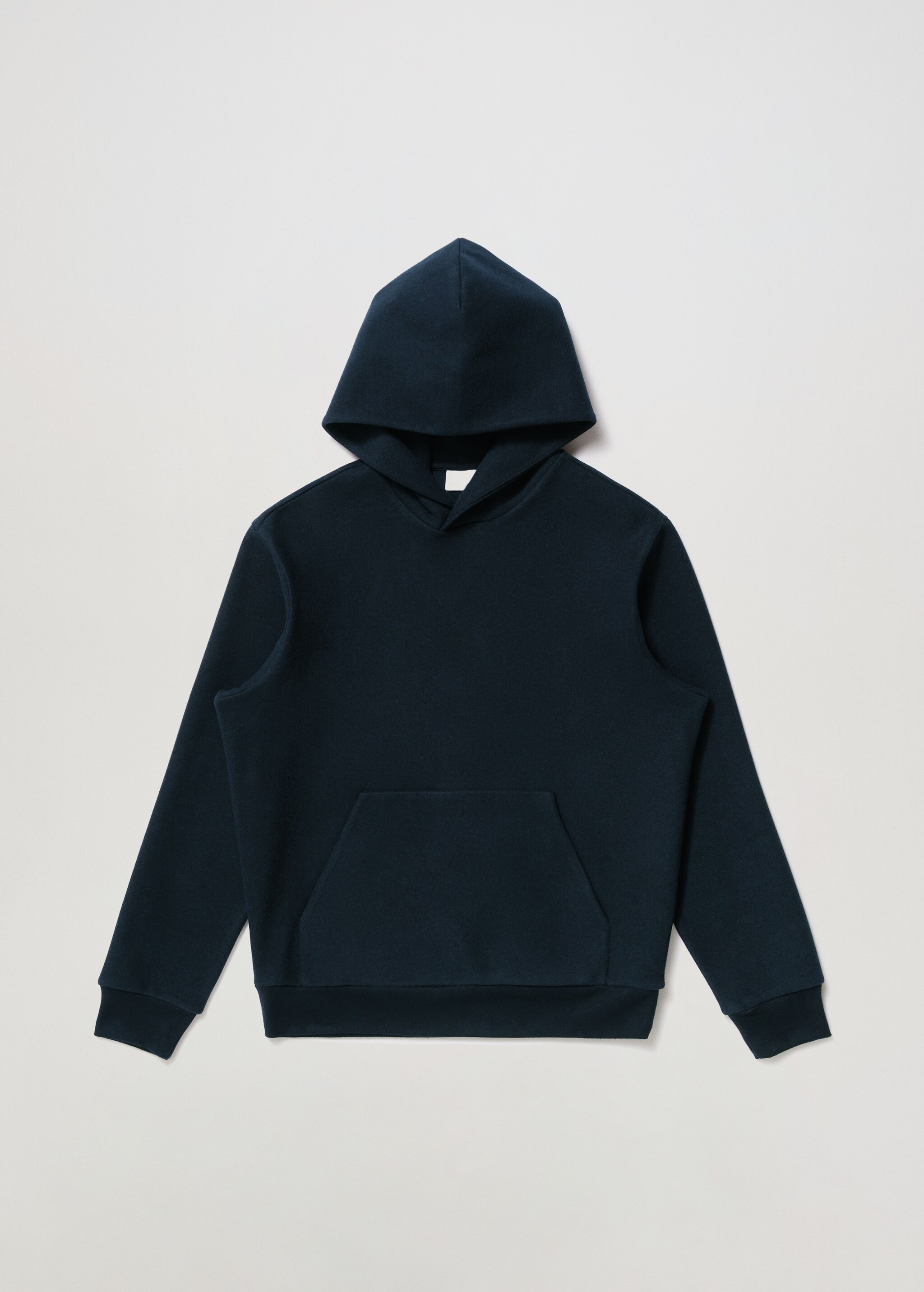 Textured hooded sweatshirt - Details of the article 4