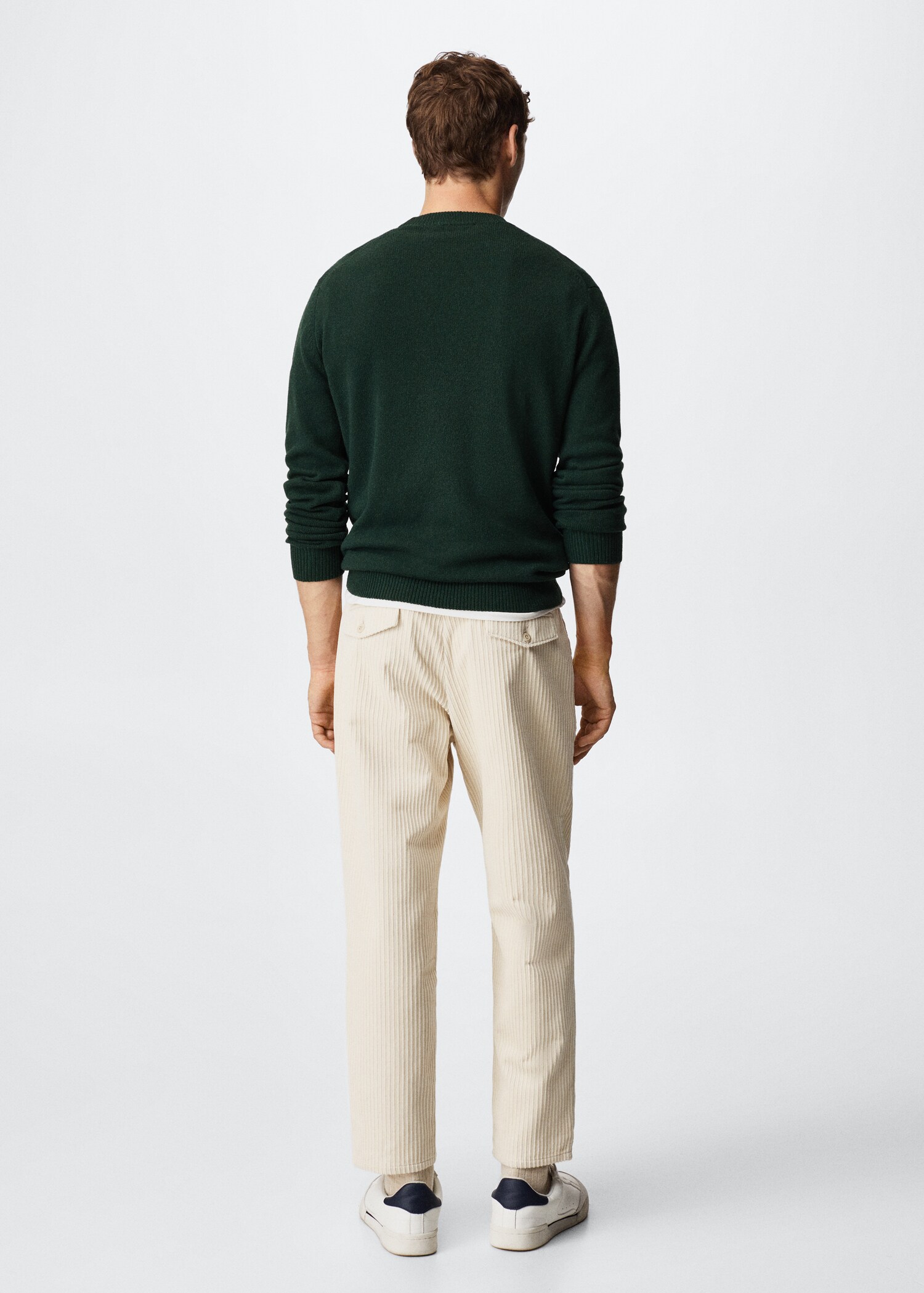 Cashmere wool sweater - Reverse of the article