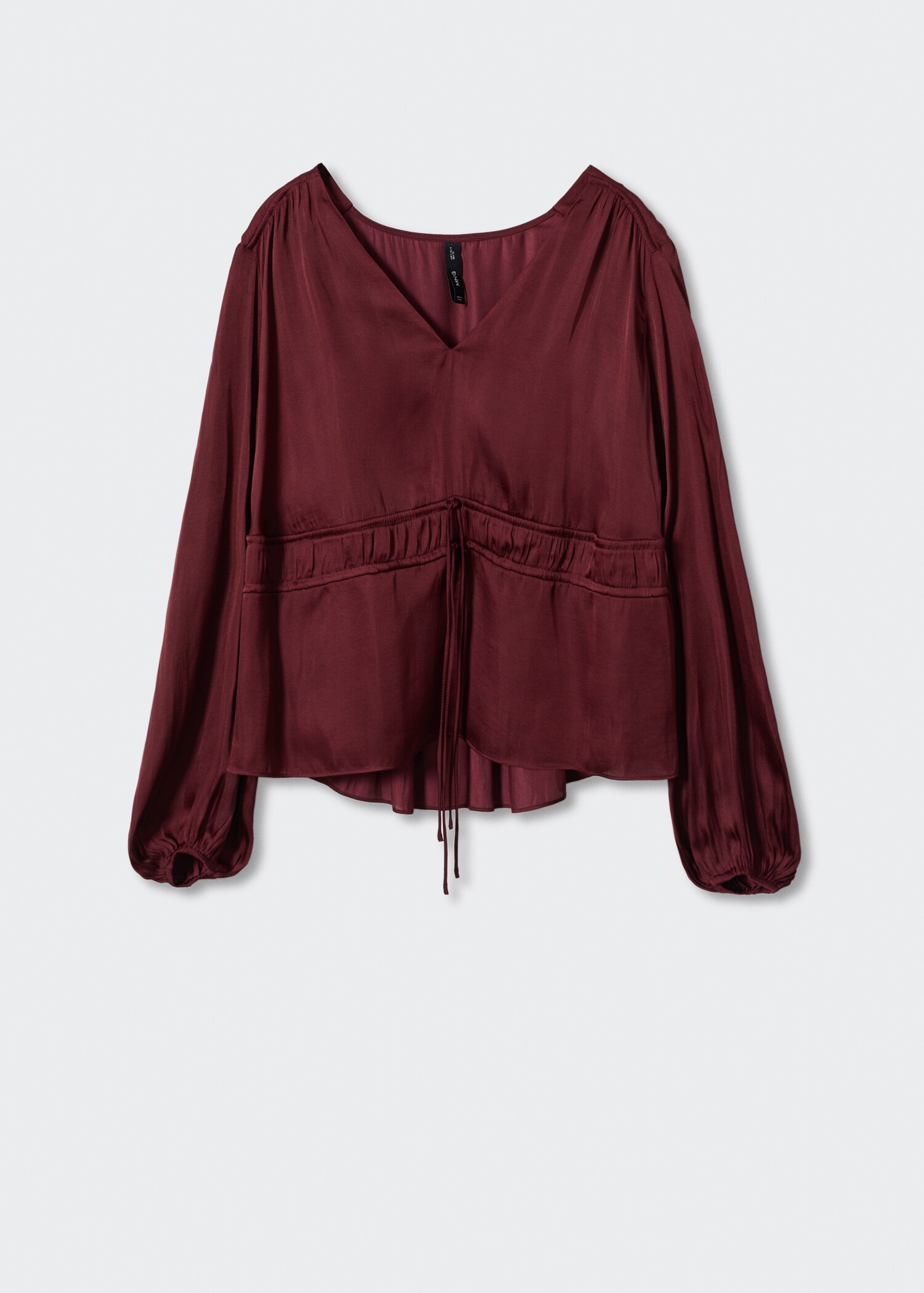 Bow satin blouse - Article without model