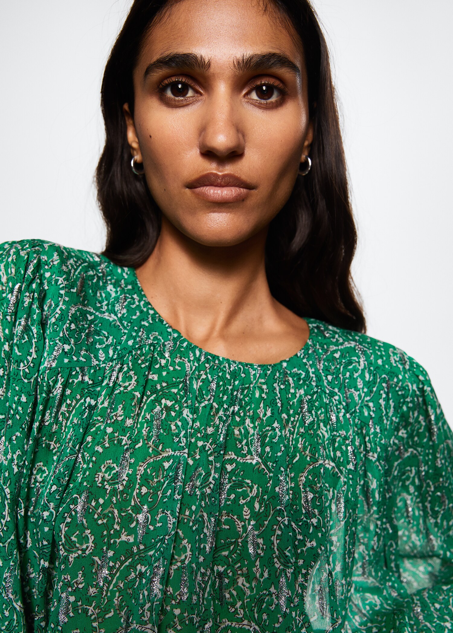 Brusa estampat floral - Detall de l'article 1