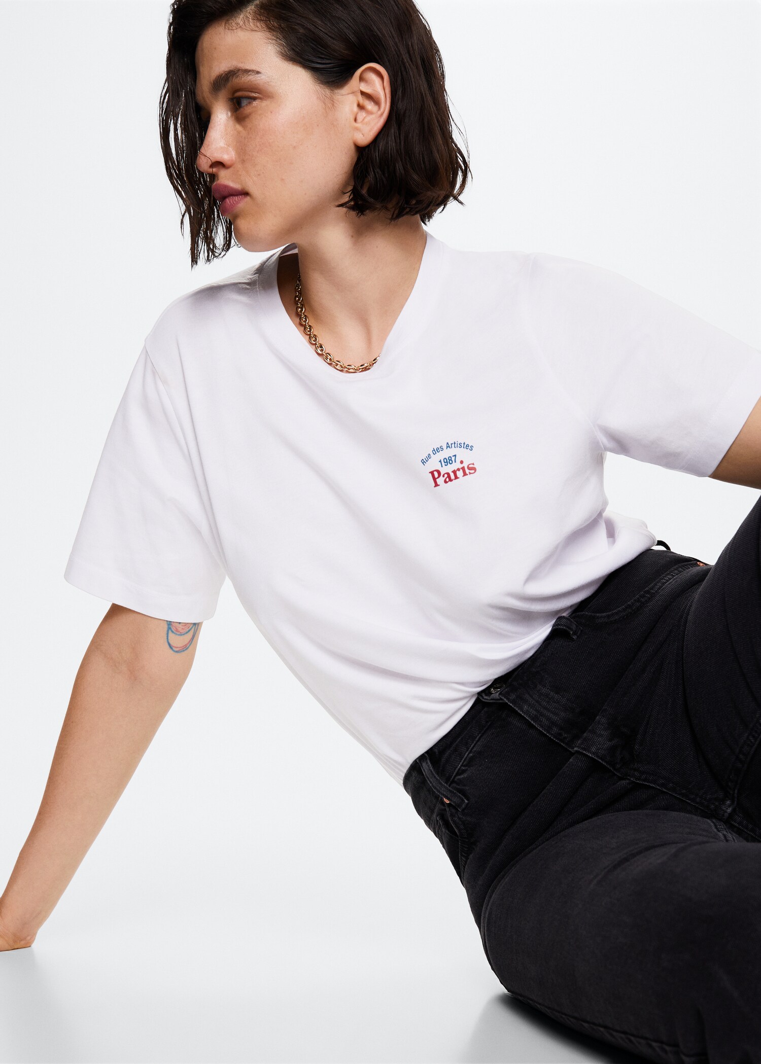 T-shirt 100 % coton  - Détail de l'article 4