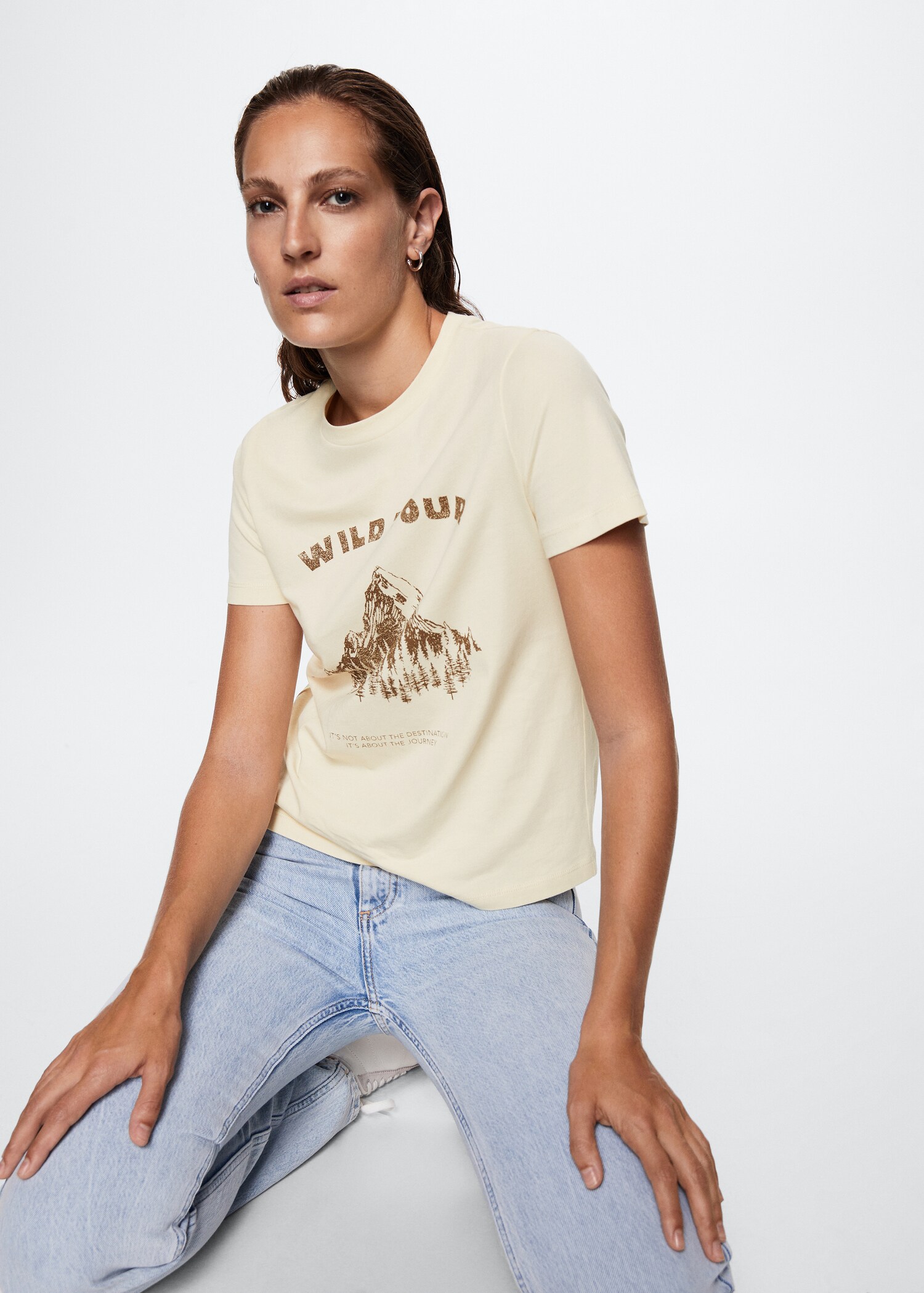 T-shirt message imprimé - Détail de l'article 2
