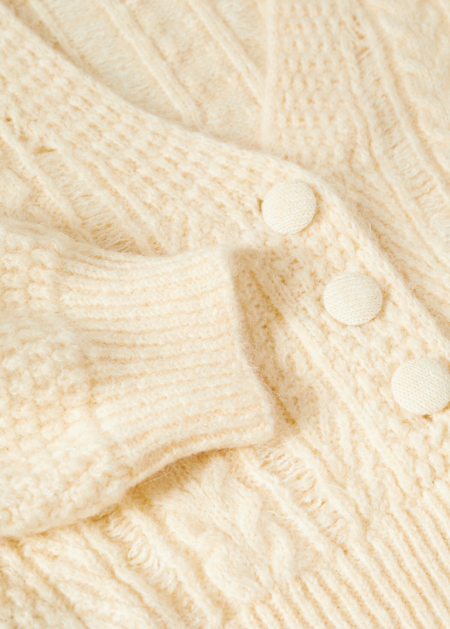 Cardigan maille torsadée boutons - Détail de l'article 8