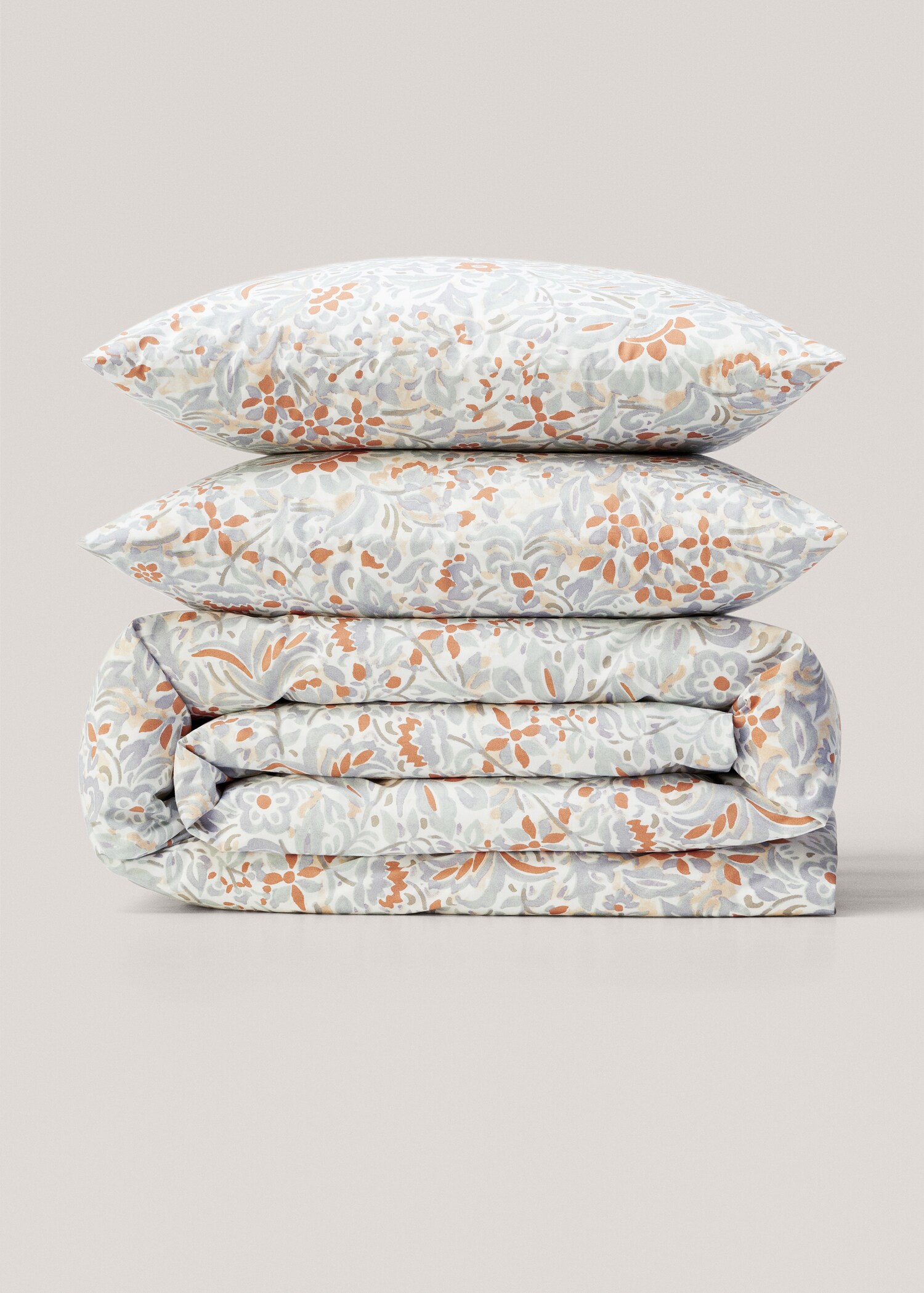 Duvet cover with floral design 60 in - Article without model