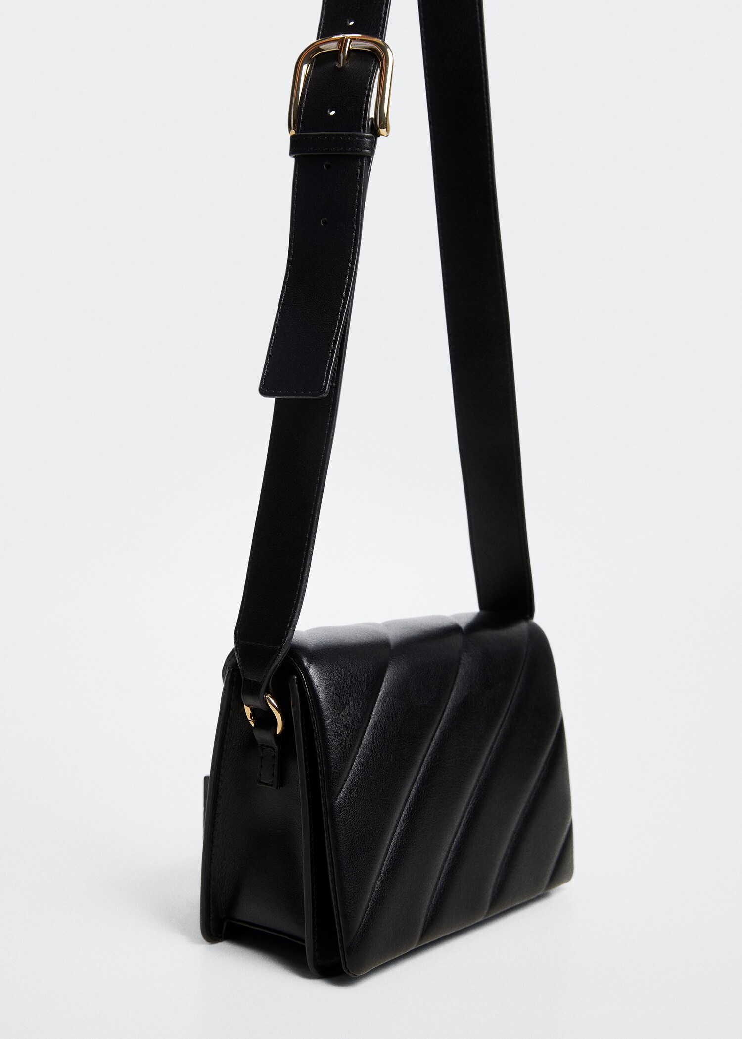 Quilted bag with flap - Woman | MANGO OUTLET USA