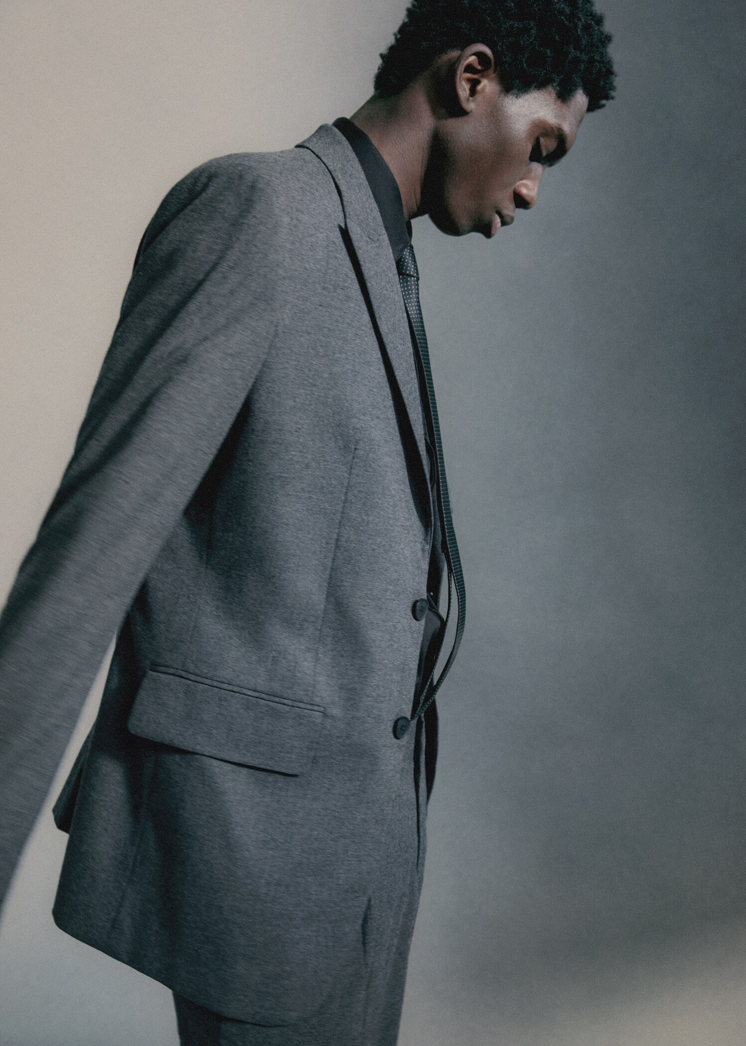 Slim-fit suit jacket - Details of the article 5