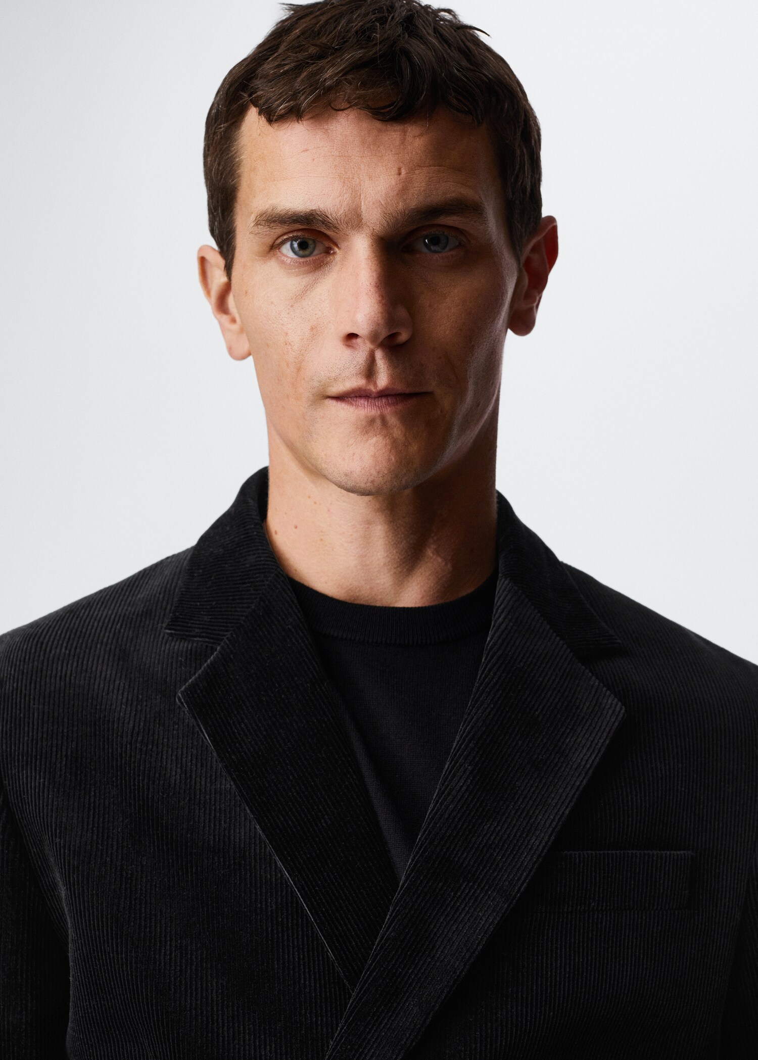 Double-breasted corduroy jacket - Details of the article 4