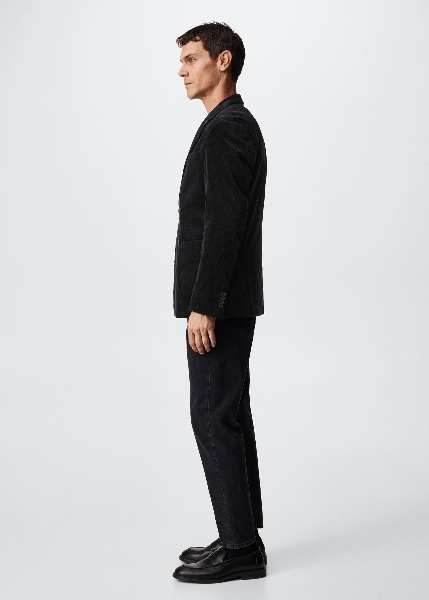 Double-breasted corduroy jacket - Details of the article 6